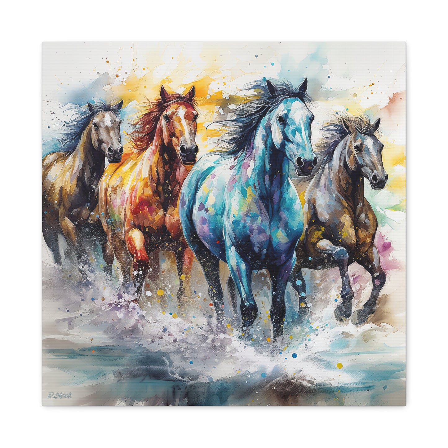 Horse Rescue 15 Canvas Gallery Wraps