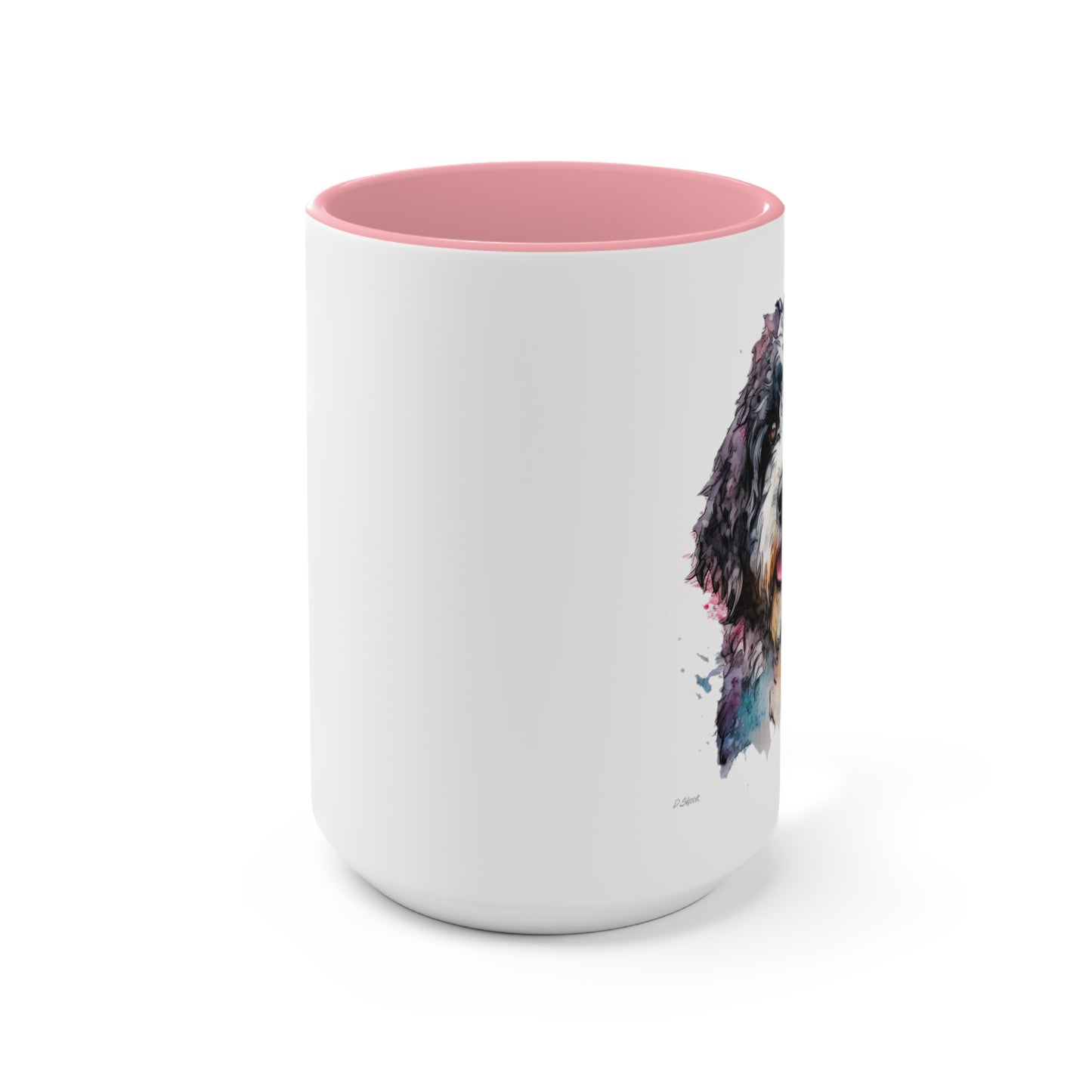 Portuguese Water Dog 2 Accent Mugs