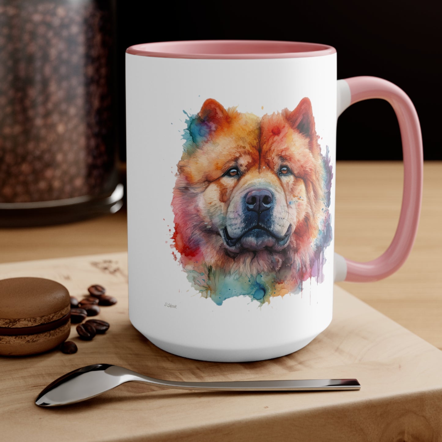 Chow Chow 2 Accent Mugs
