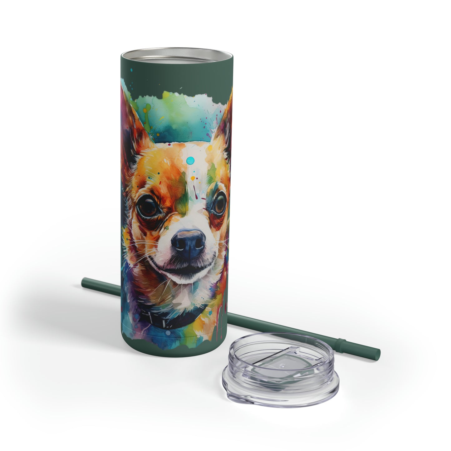 Chihuahua 1 Maars Maker Skinny Matte Tumbler, 20oz