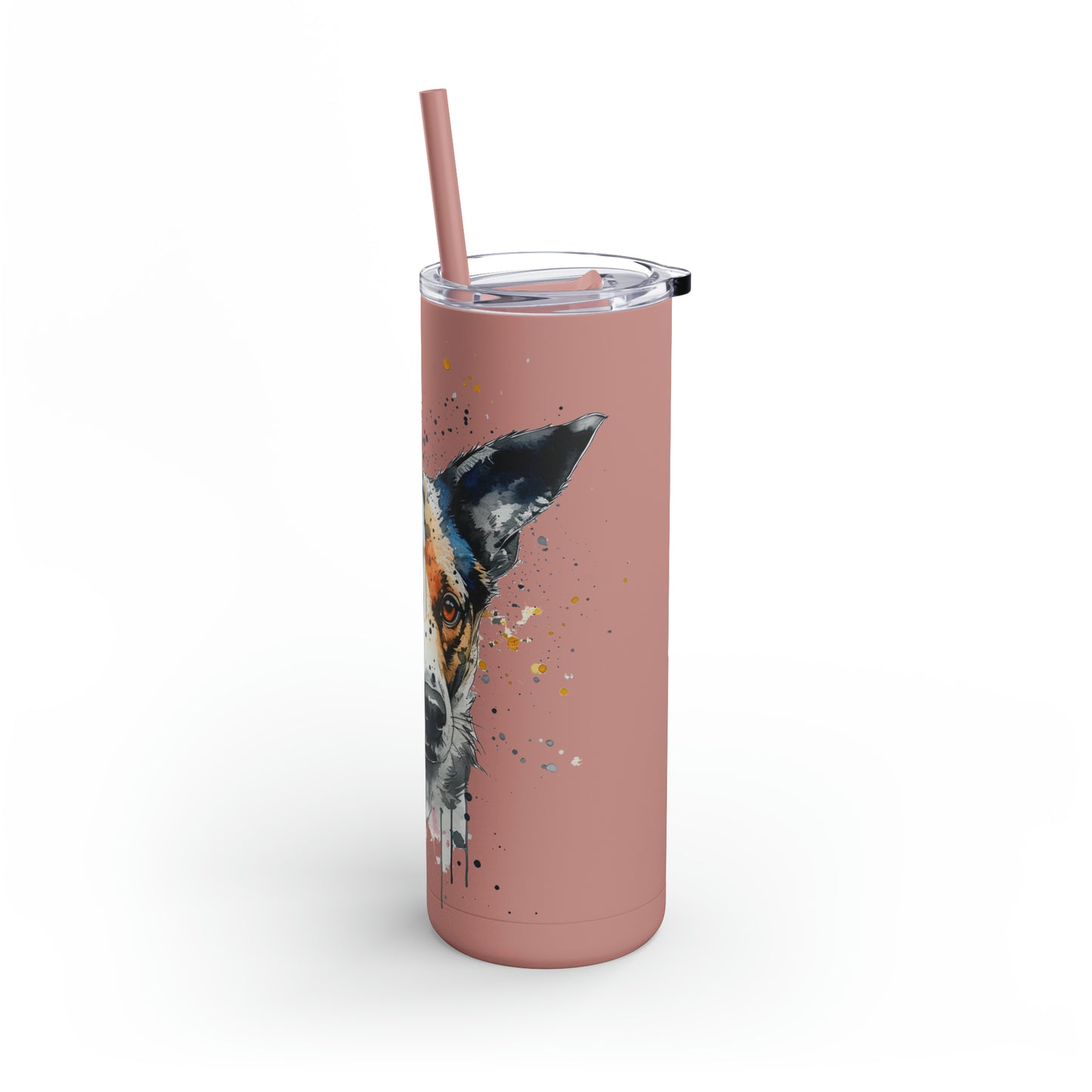 Blue Heeler 1 Maars Maker Skinny Matte Tumbler, 20oz