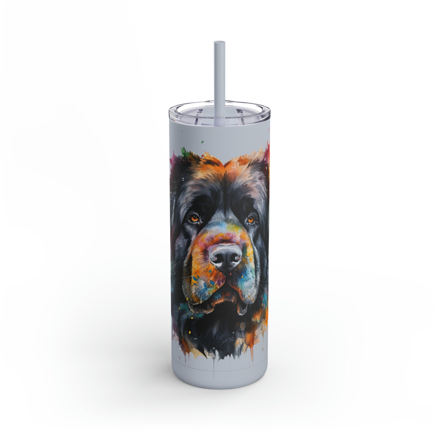 Newfoundland Dog 2 Maars Maker Skinny Matte Tumbler, 20oz