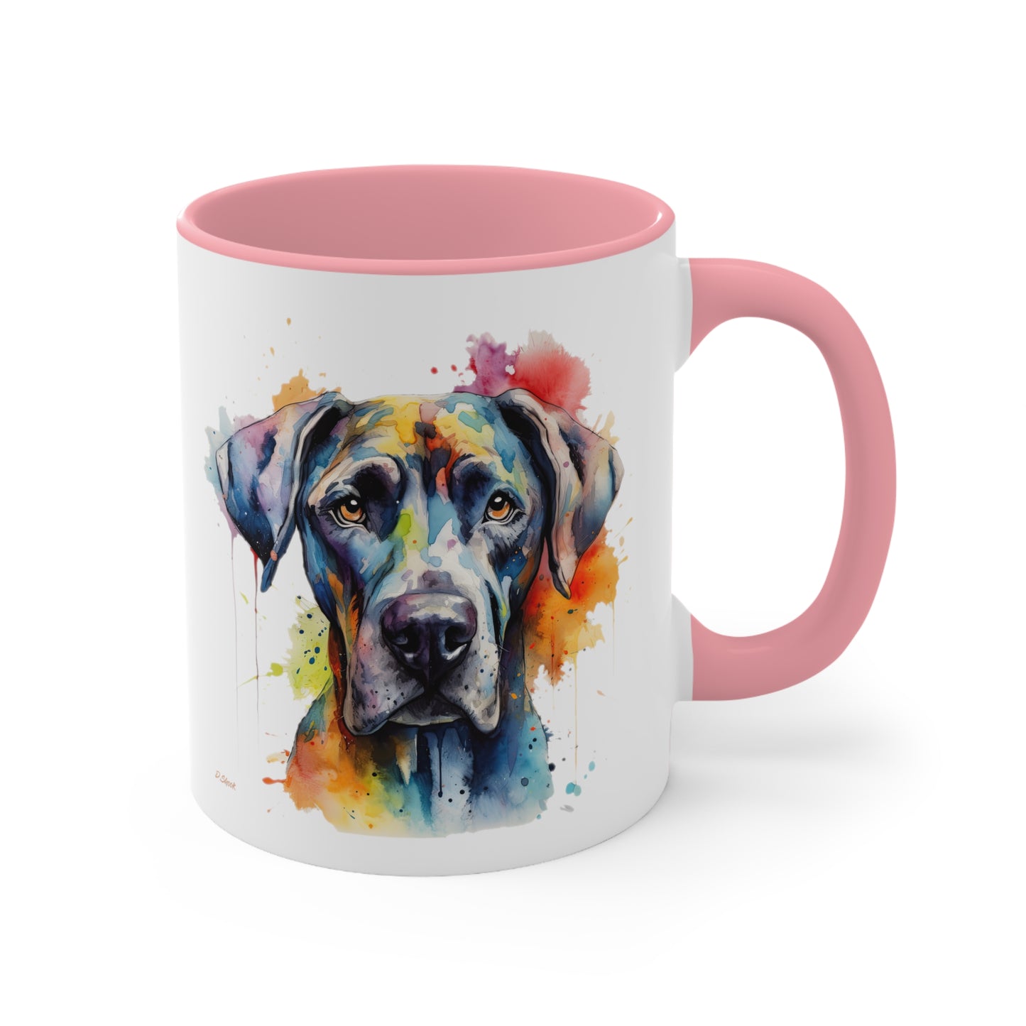 Great Dane 2 Accent Mugs