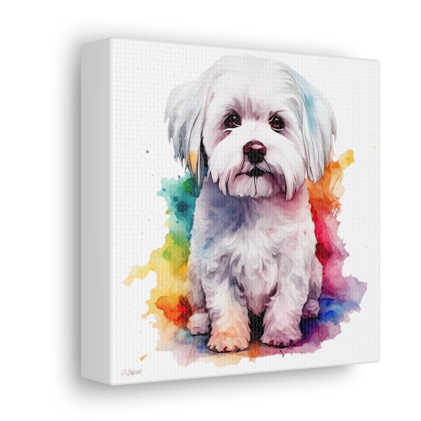 Maltese Dog 3 Canvas Gallery Wraps