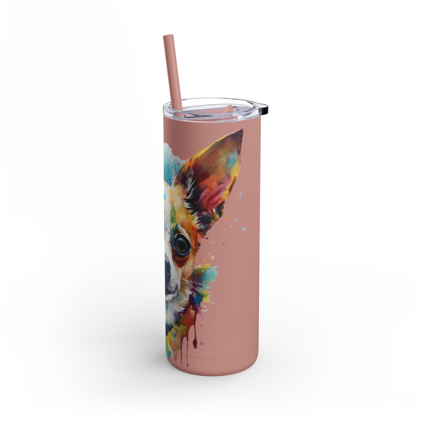 Chihuahua 1 Maars Maker Skinny Matte Tumbler, 20oz