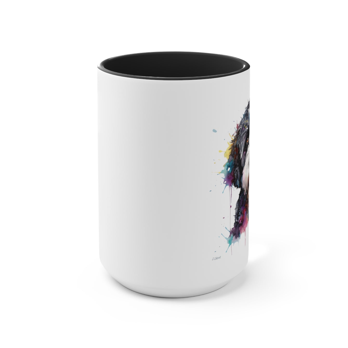 Portuguese Water Dog 1 Accent Mugs