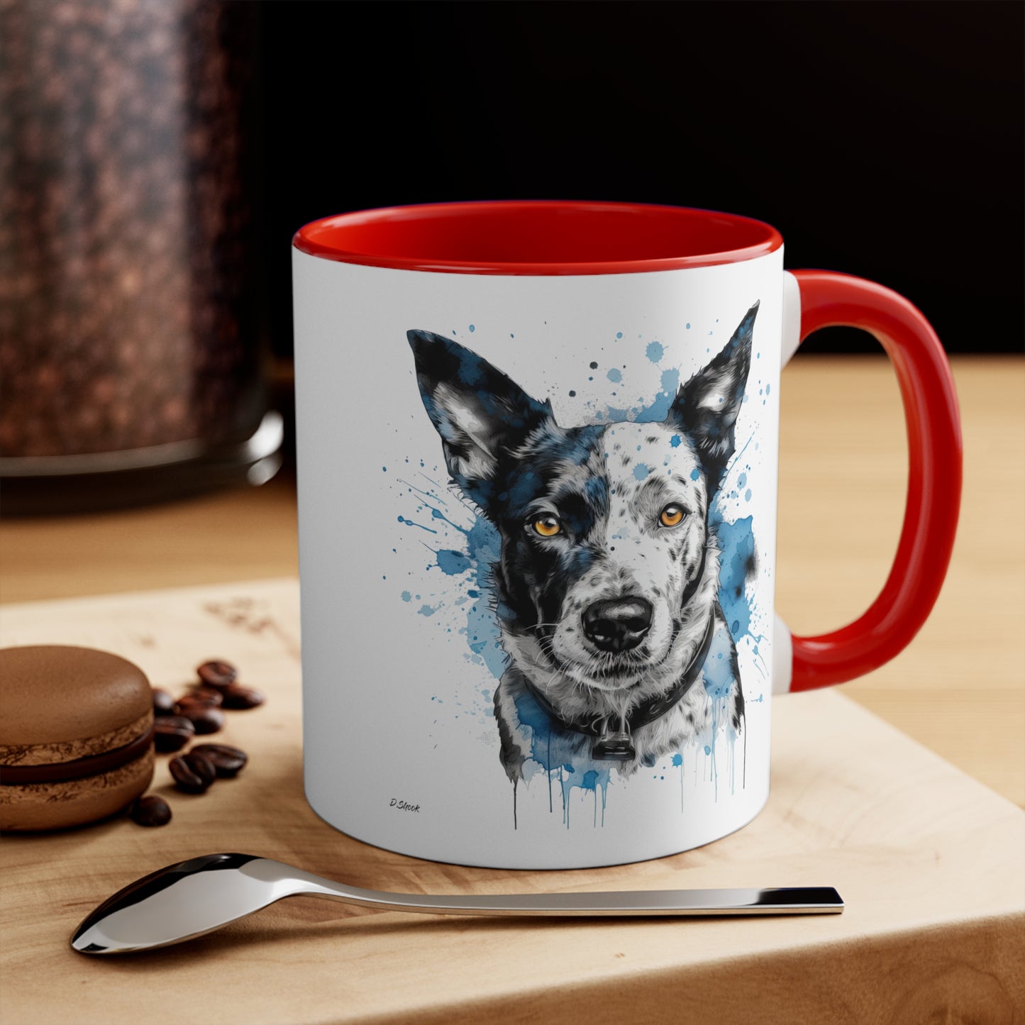 Blue Heeler 3 Accent Mugs