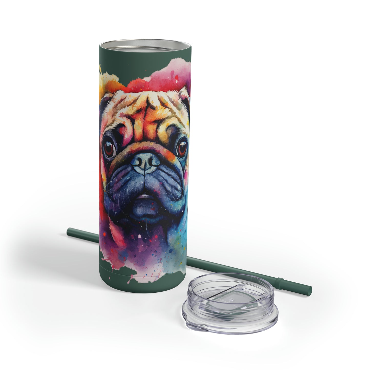 Pug 1 Maars Maker Skinny Matte Tumbler, 20oz