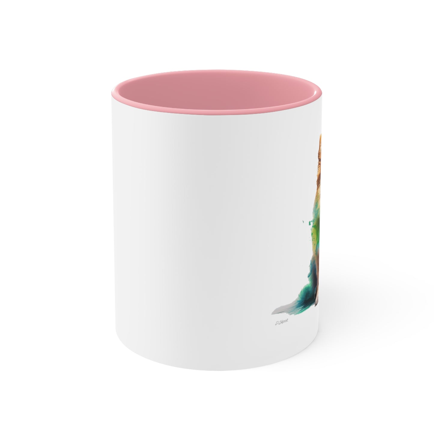 Pomeranian 1 Accent Mugs