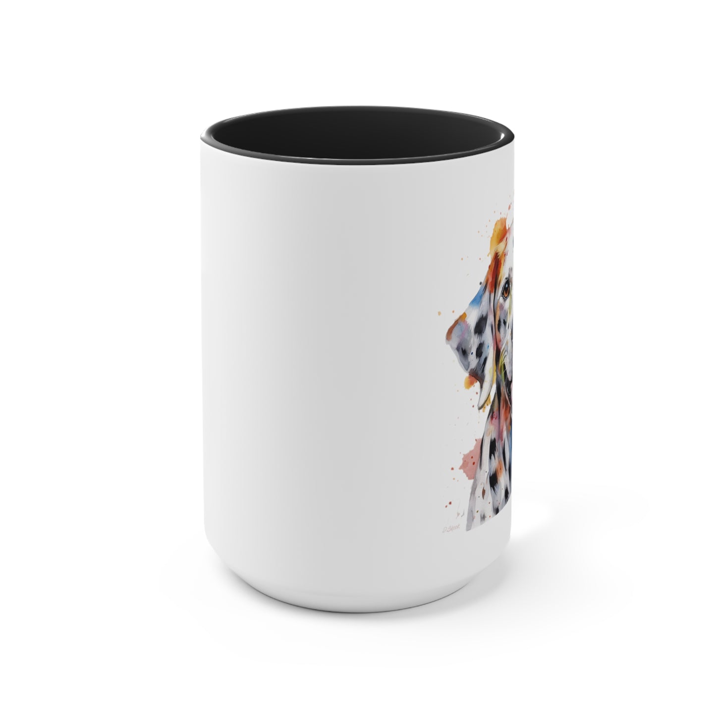 Dalmatian 1 Accent Mugs