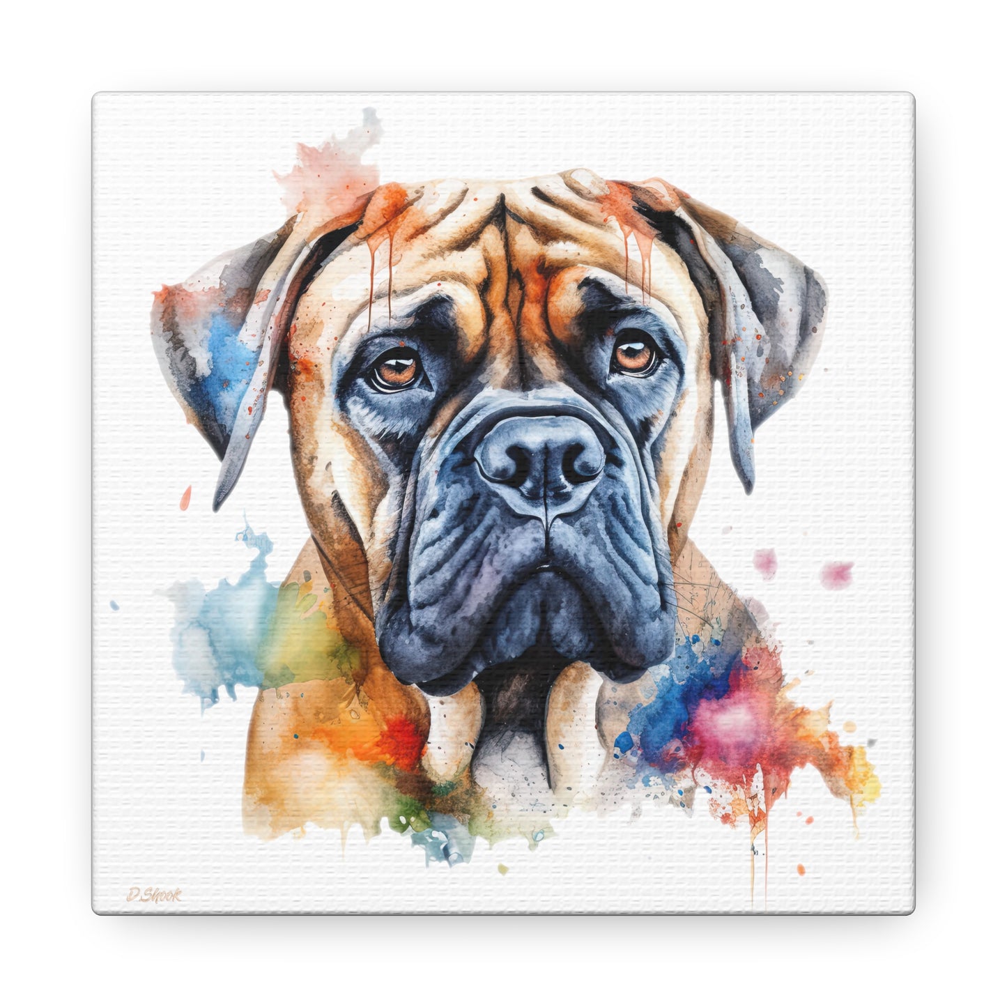 Bullmastiff 2 Canvas Gallery Wraps