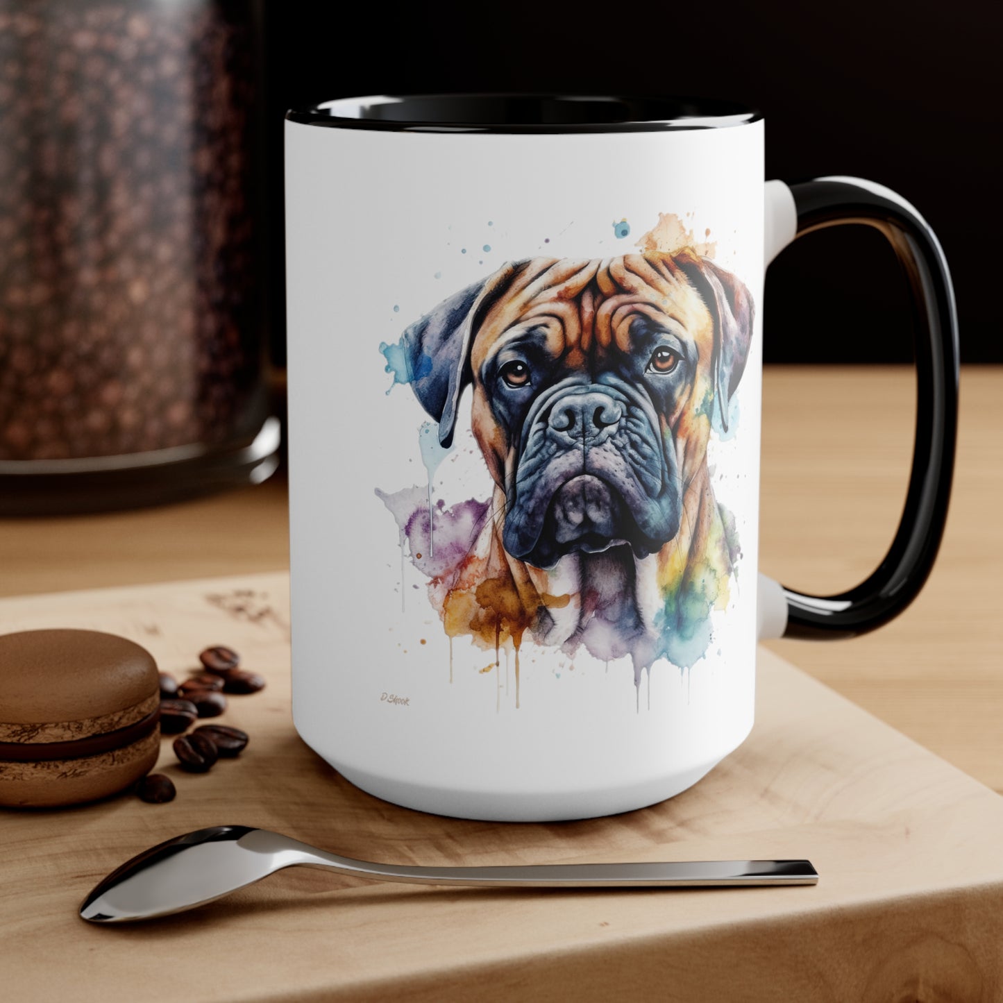 Bullmastiff 1 Accent Mugs