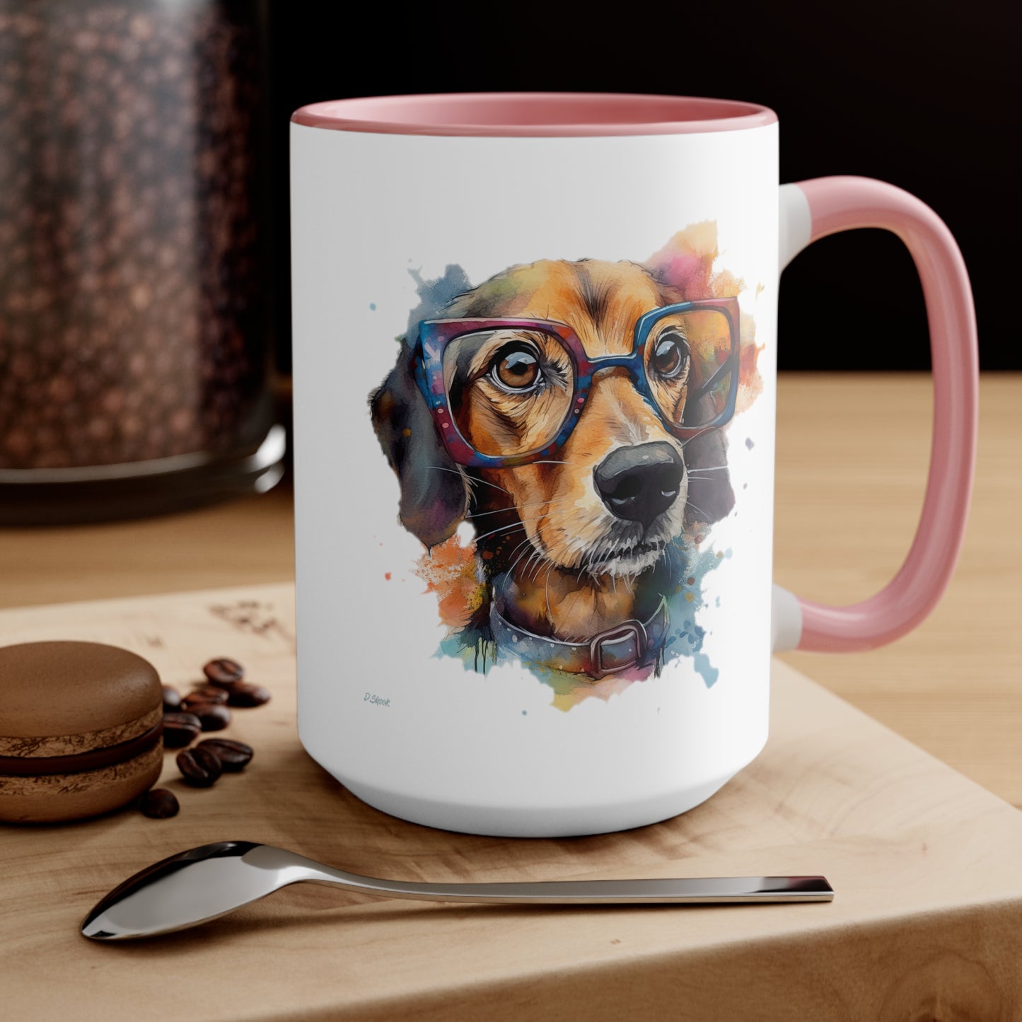 Dachshund 7 Accent Mugs