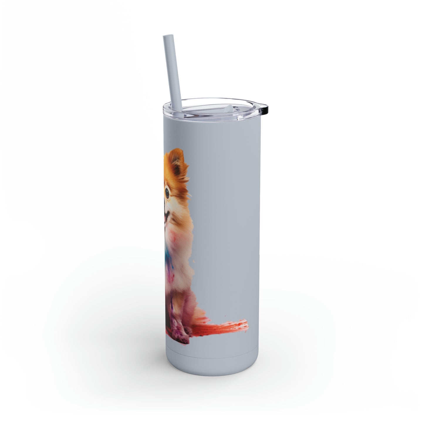 Pomeranian 1 Maars Maker Skinny Matte Tumbler, 20oz