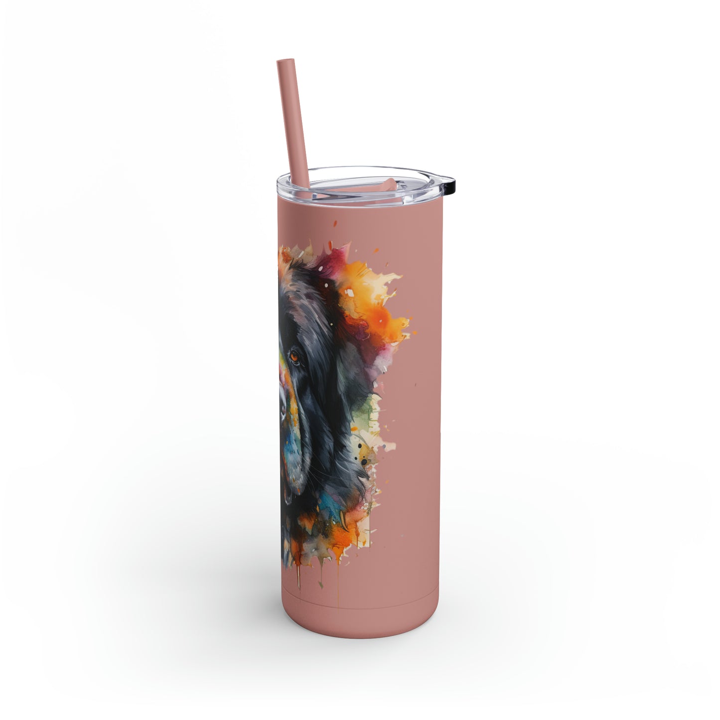 Newfoundland Dog 2 Maars Maker Skinny Matte Tumbler, 20oz