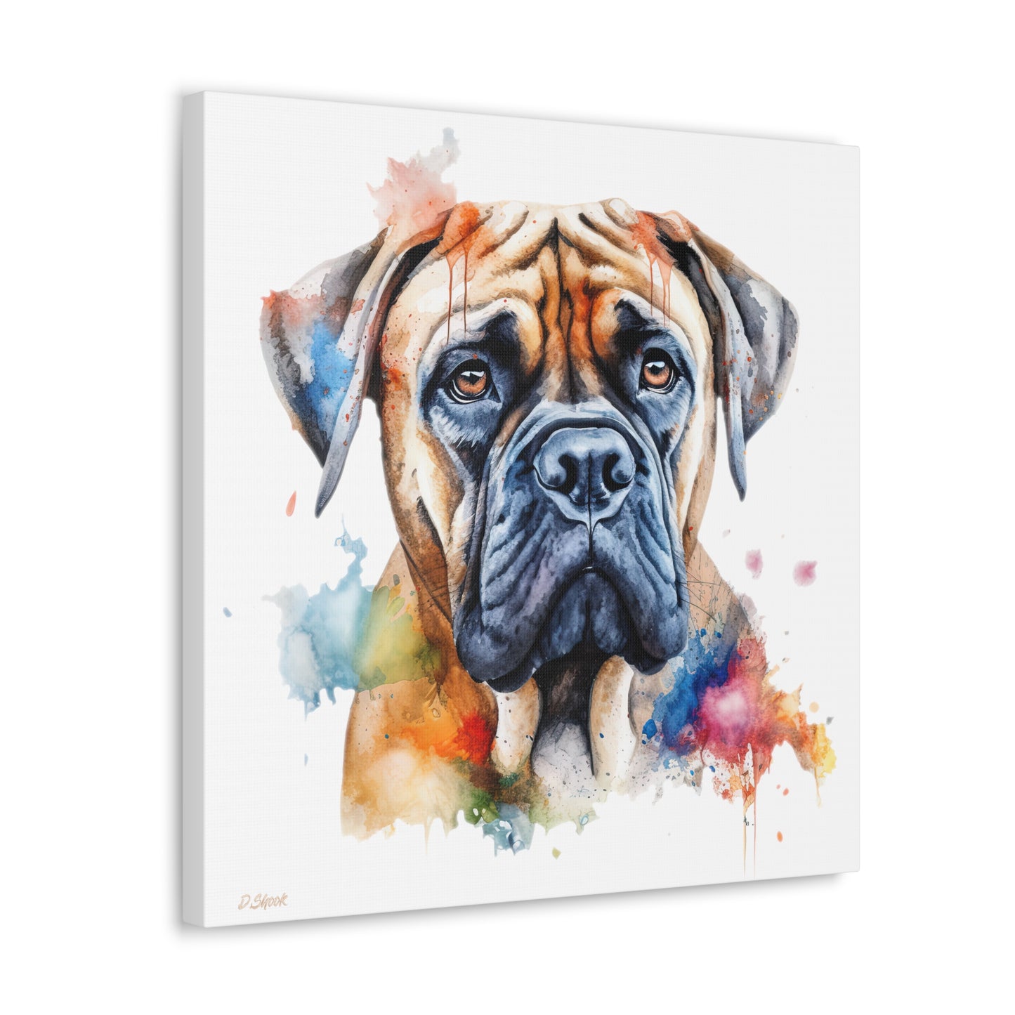 Bullmastiff 2 Canvas Gallery Wraps