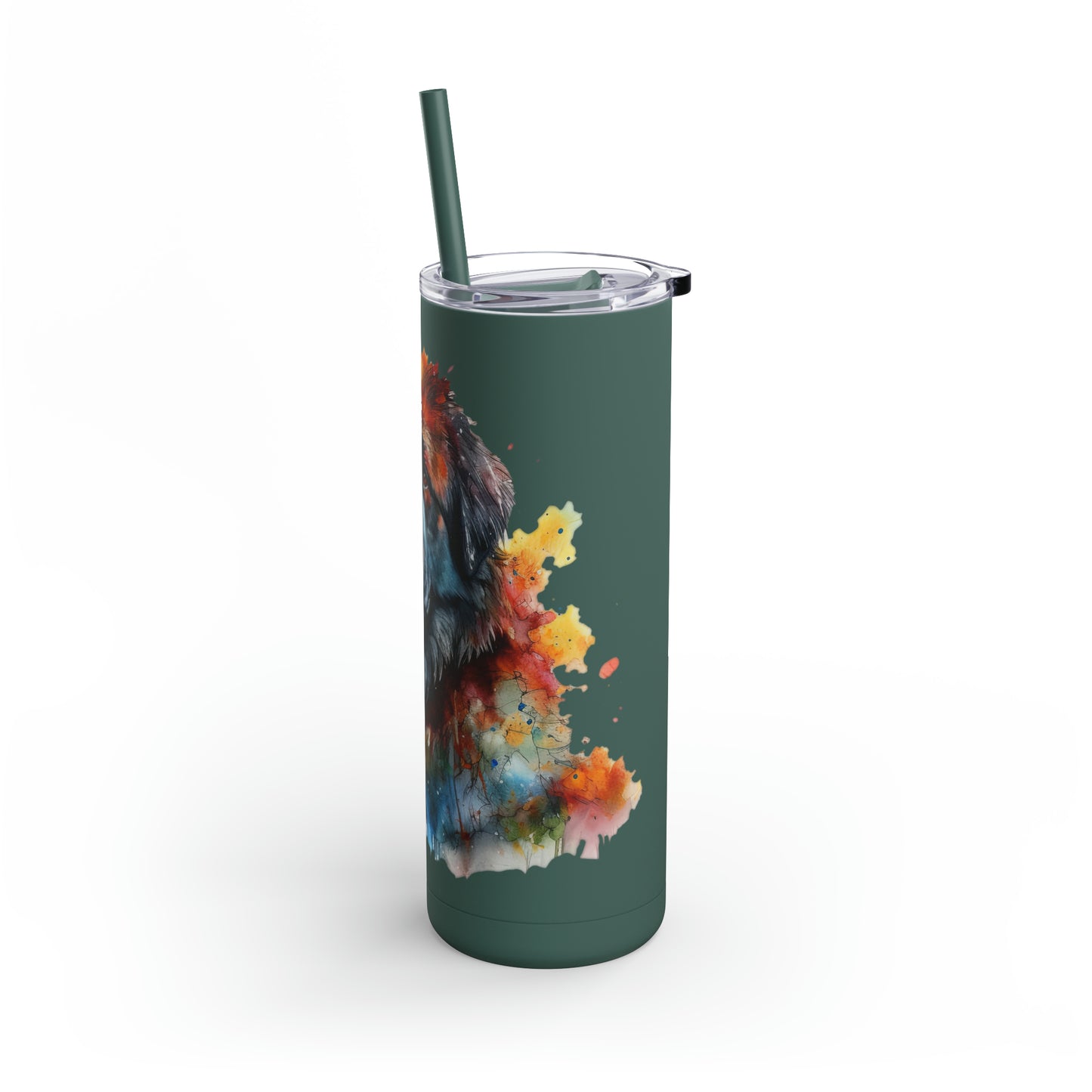 Newfoundland Dog 1 Maars Maker Skinny Matte Tumbler, 20oz