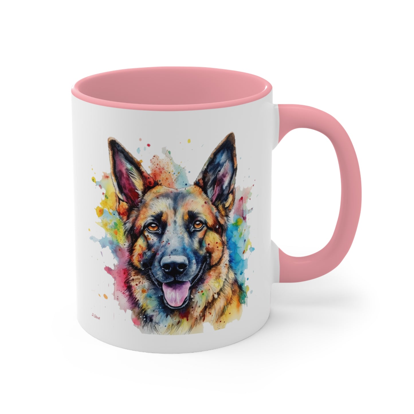 German Sheppard 1 Accent Mugs