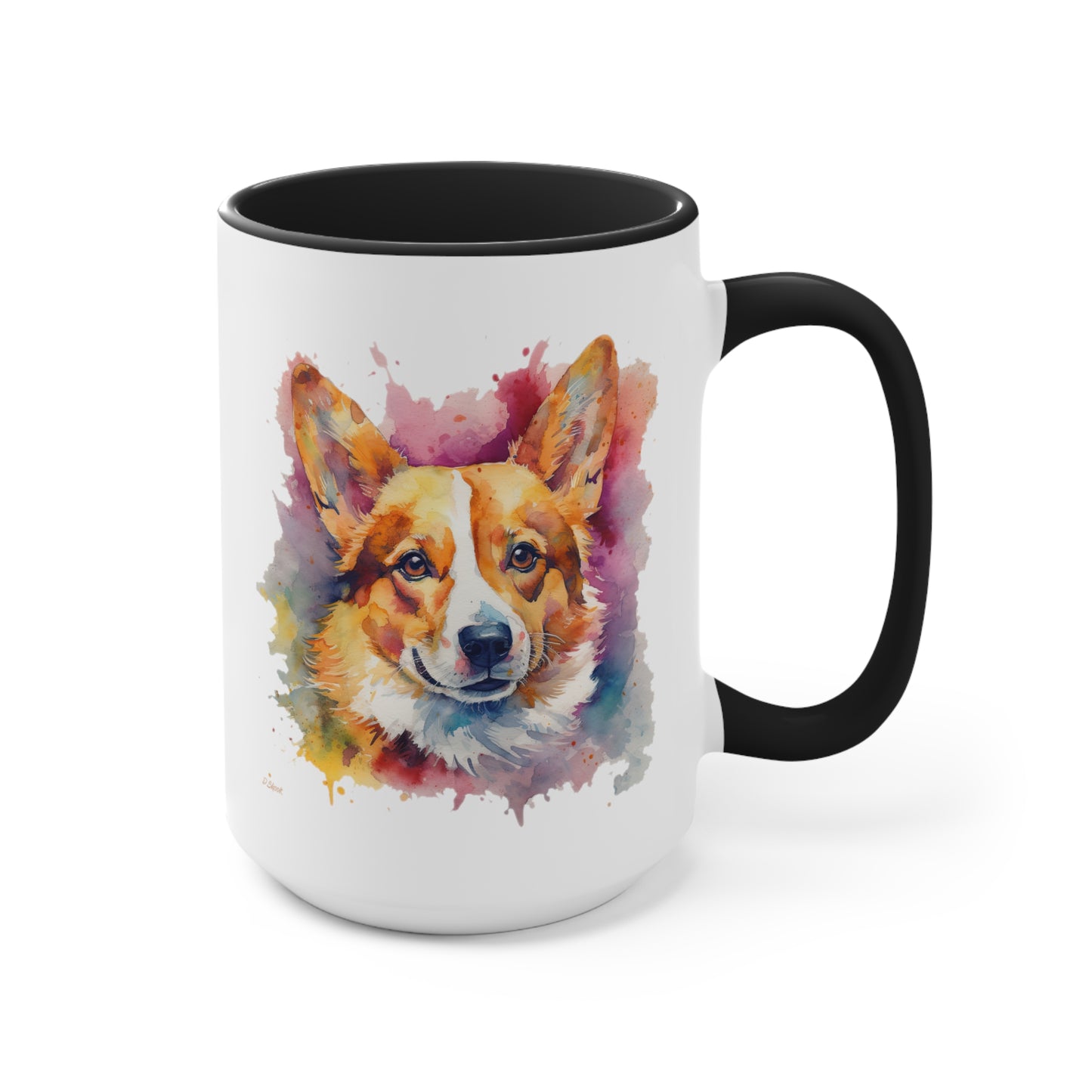 Pembroke Welsh Corgi 1 Accent Mugs