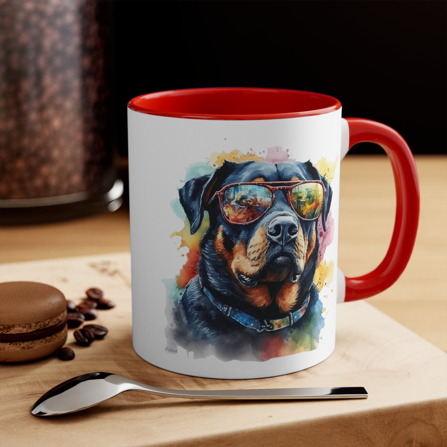 Rottweiler 6 Accent Mugs