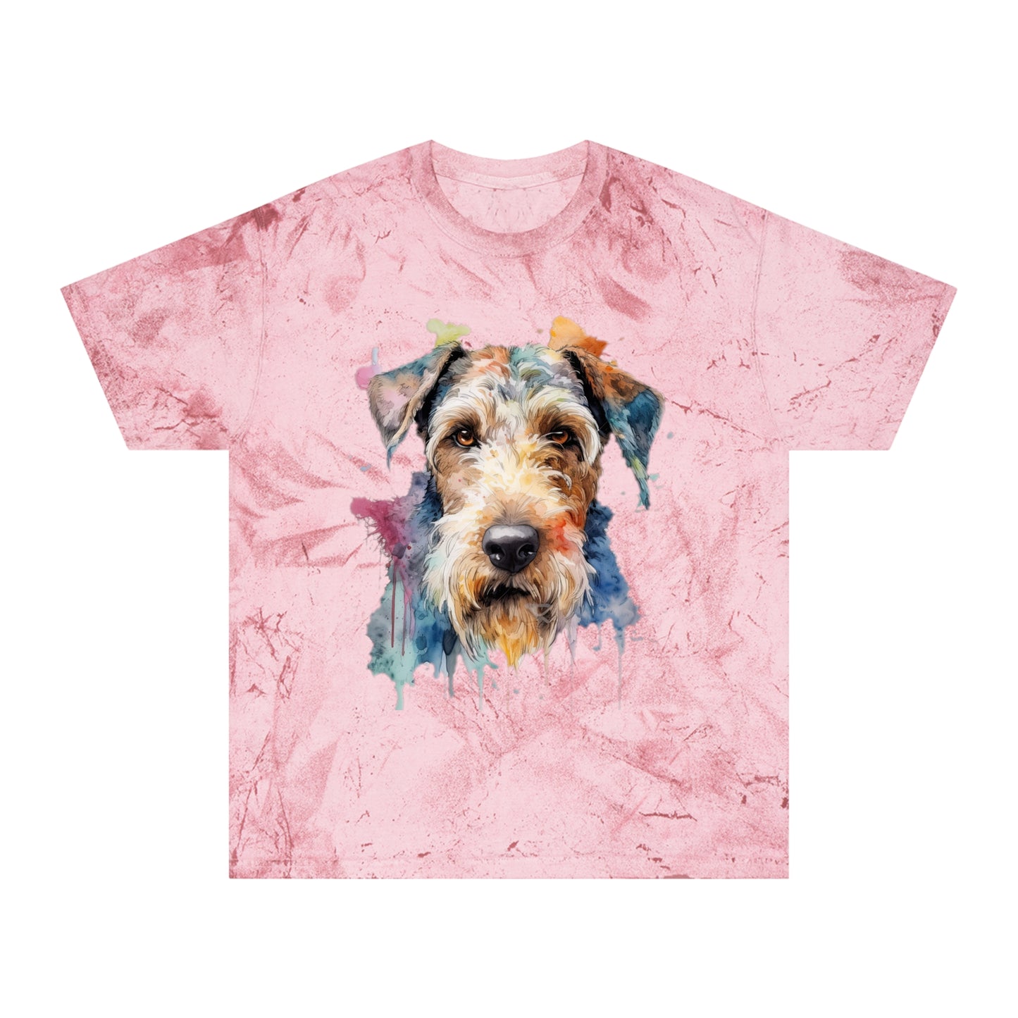Airedale Terrier 2 Unisex Color Blast T-Shirt