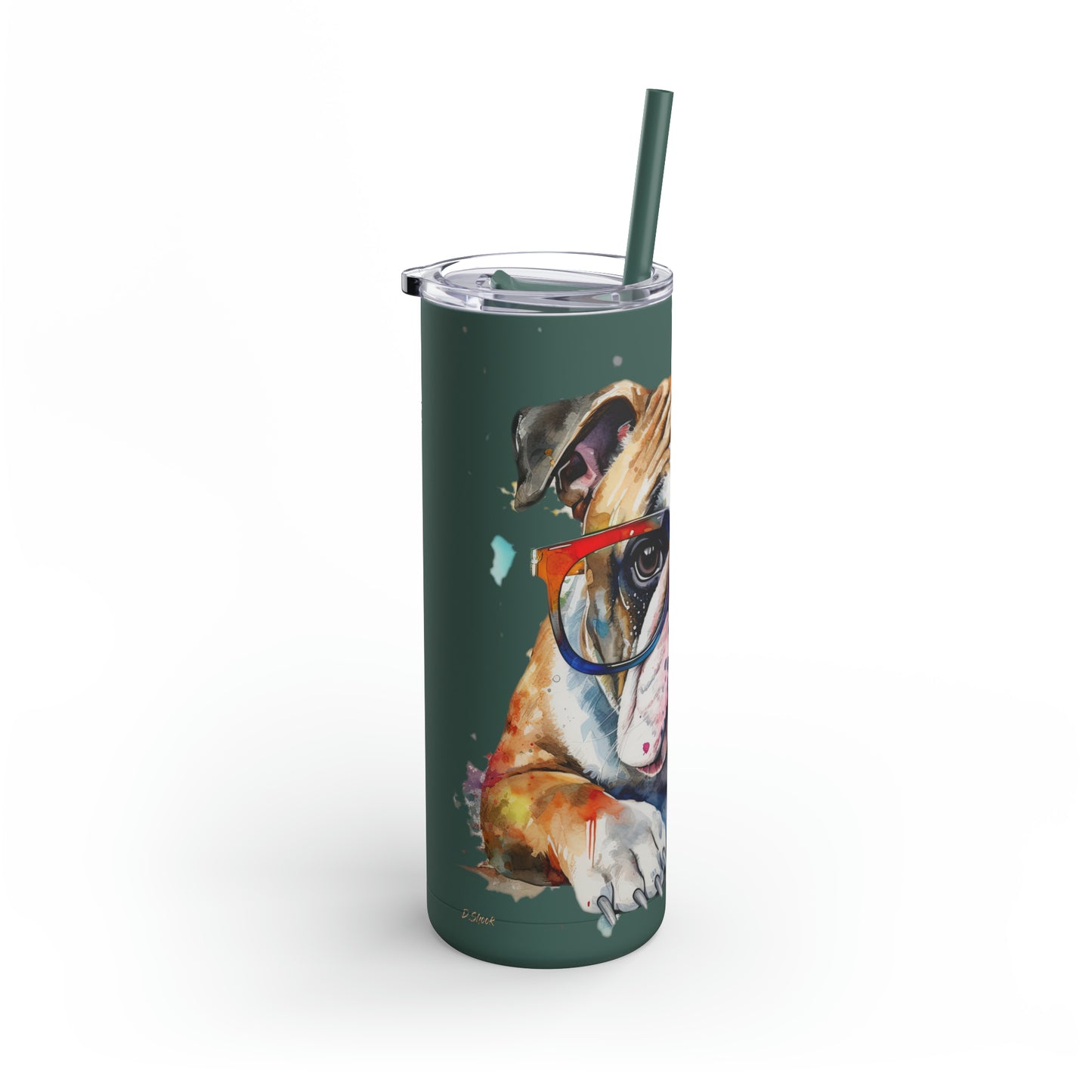 Bulldog 5 Maars Maker Skinny Matte Tumbler, 20oz