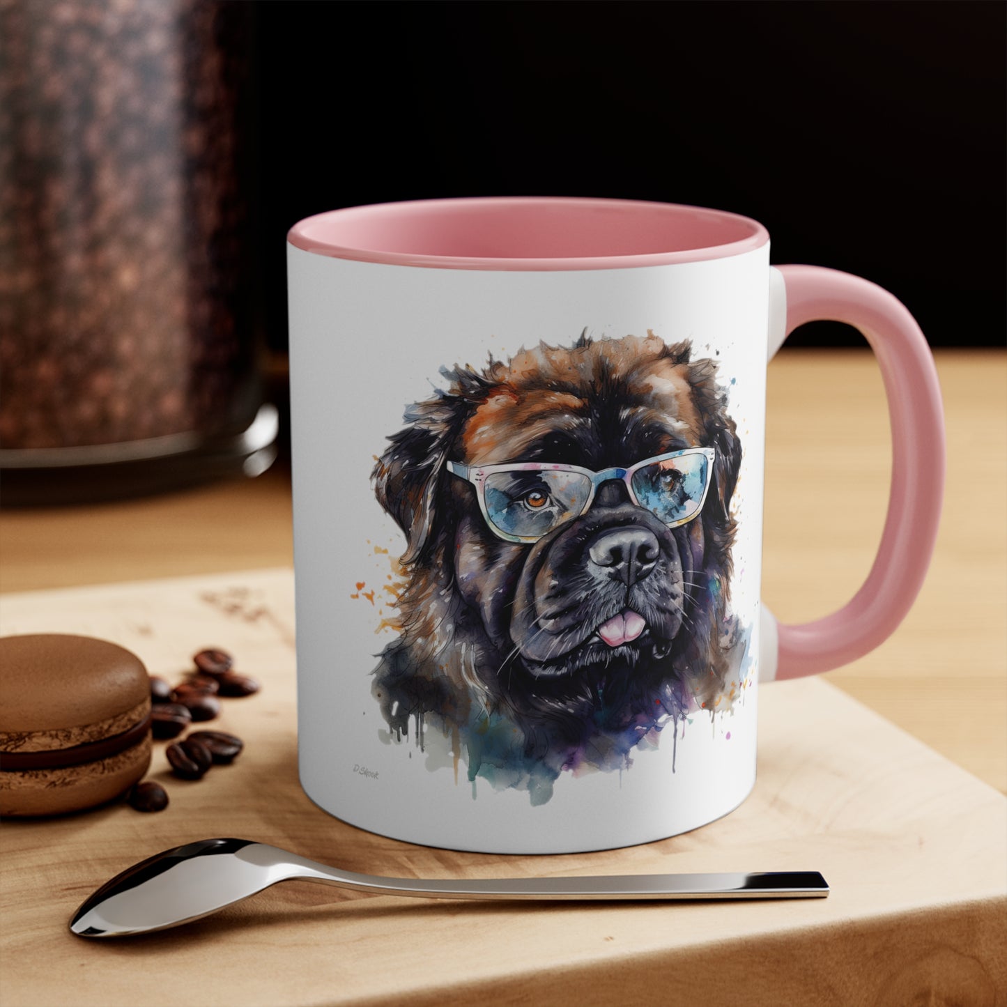 Newfoundland Dog 5 Accent Mugs