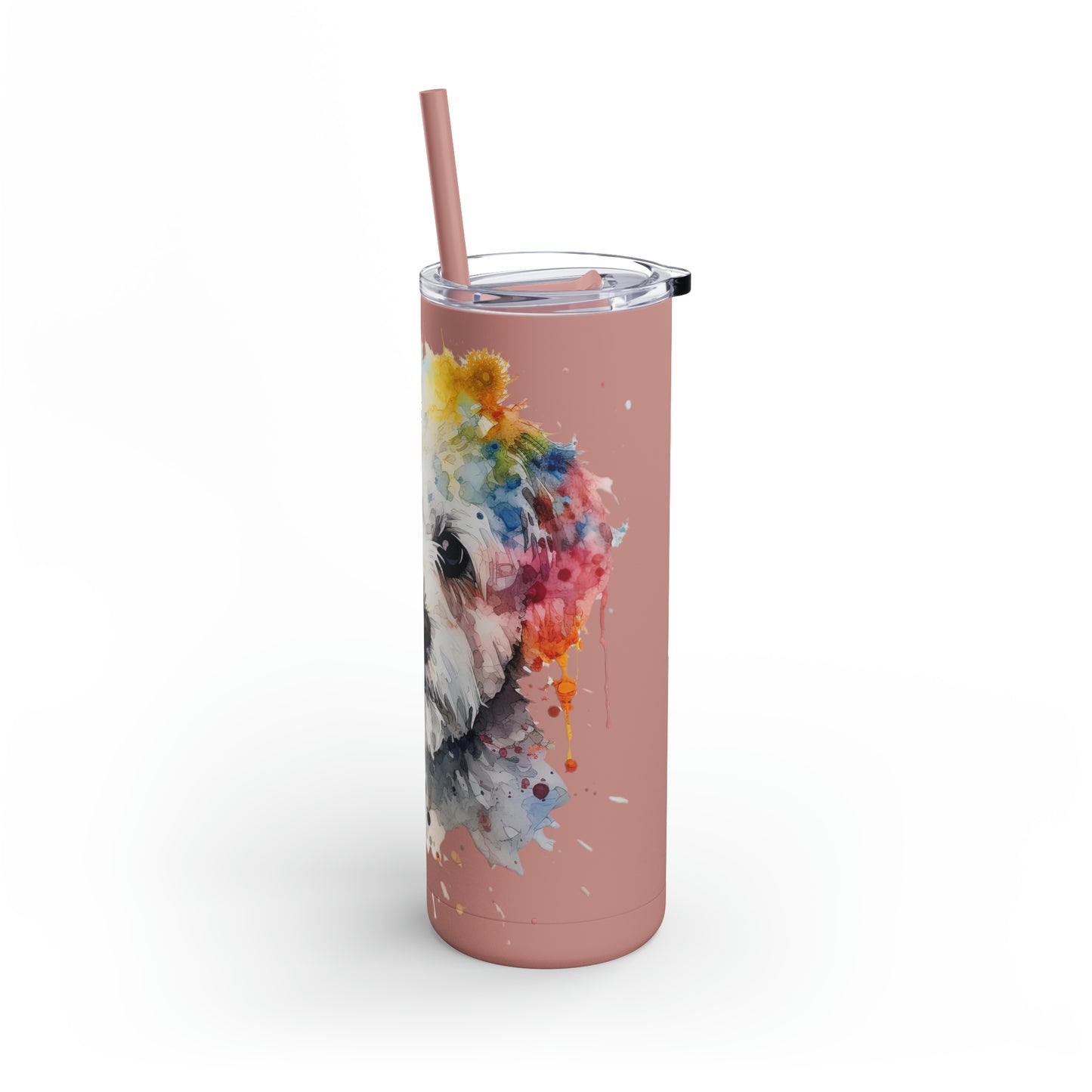 Bichon Frise 2 Maars Maker Skinny Matte Tumbler, 20oz