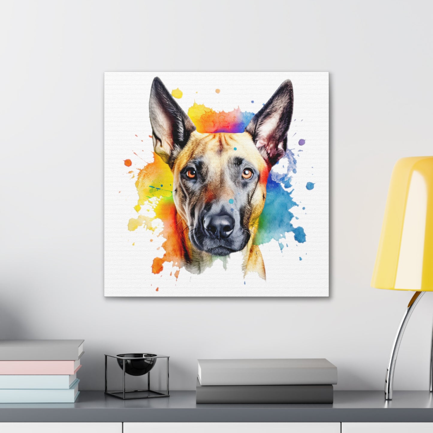Belgium Malinois 3 Canvas Gallery Wraps