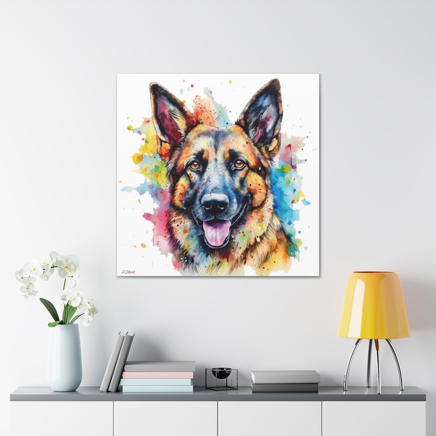 German Sheppard 1 Canvas Gallery Wraps