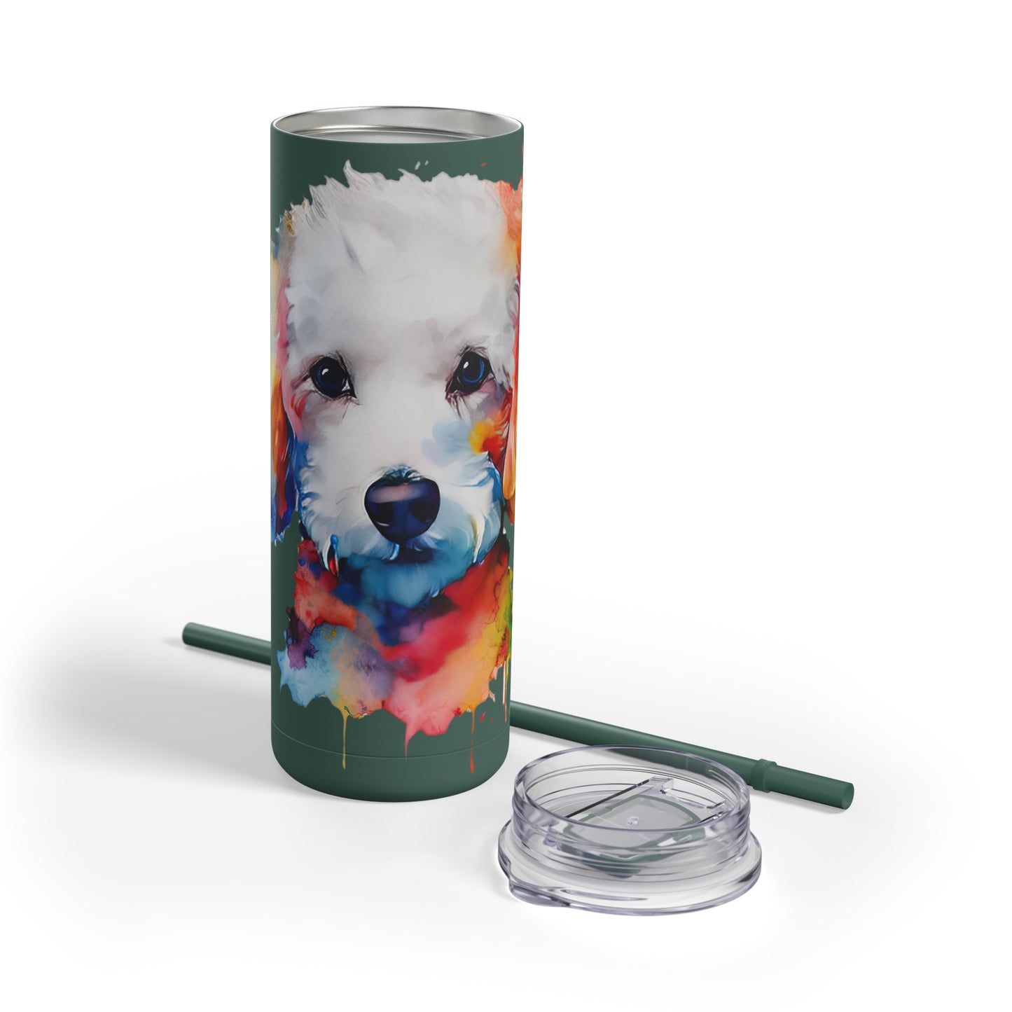 Poodle 8 Maars Maker Skinny Matte Tumbler, 20oz
