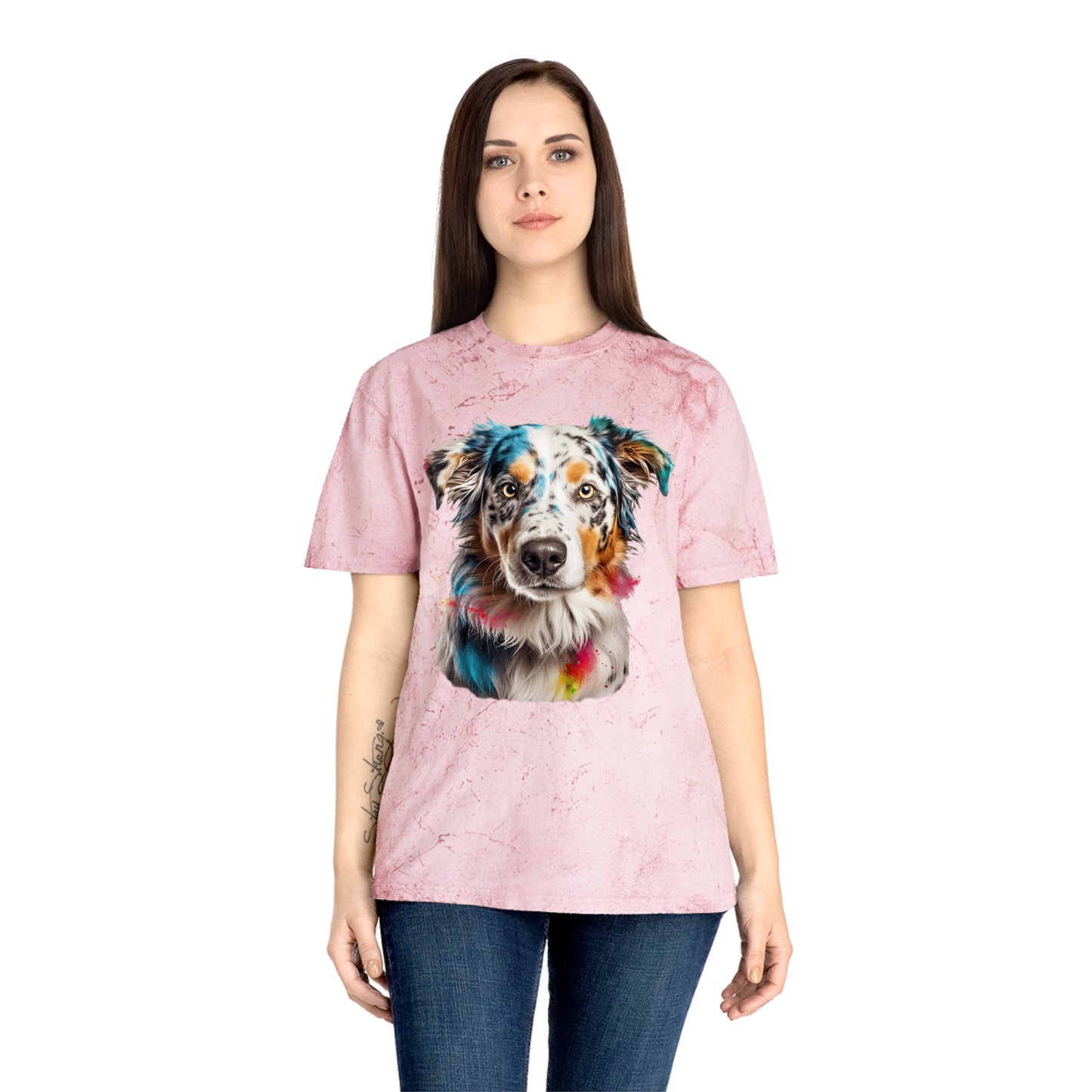 Australian Shepherd 3 Unisex Color Blast T-Shirt