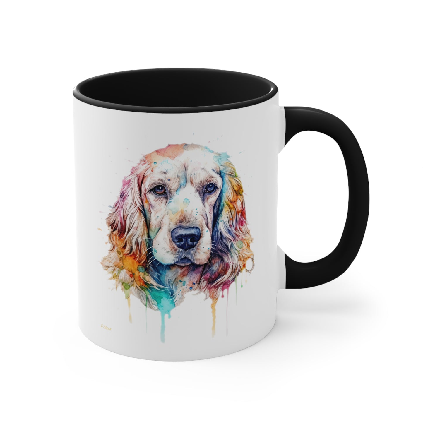 English Cocker Spaniel 1 Accent Mugs