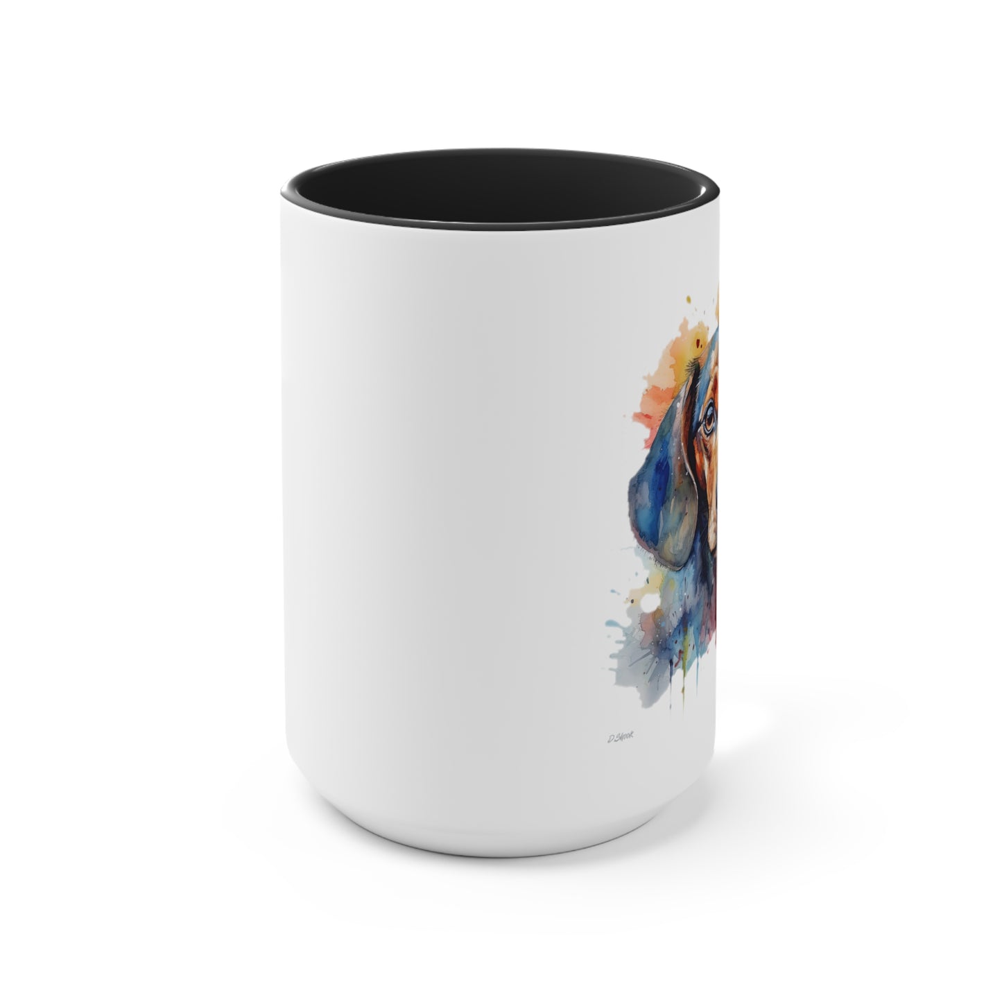 Dachshund 4 Accent Mugs