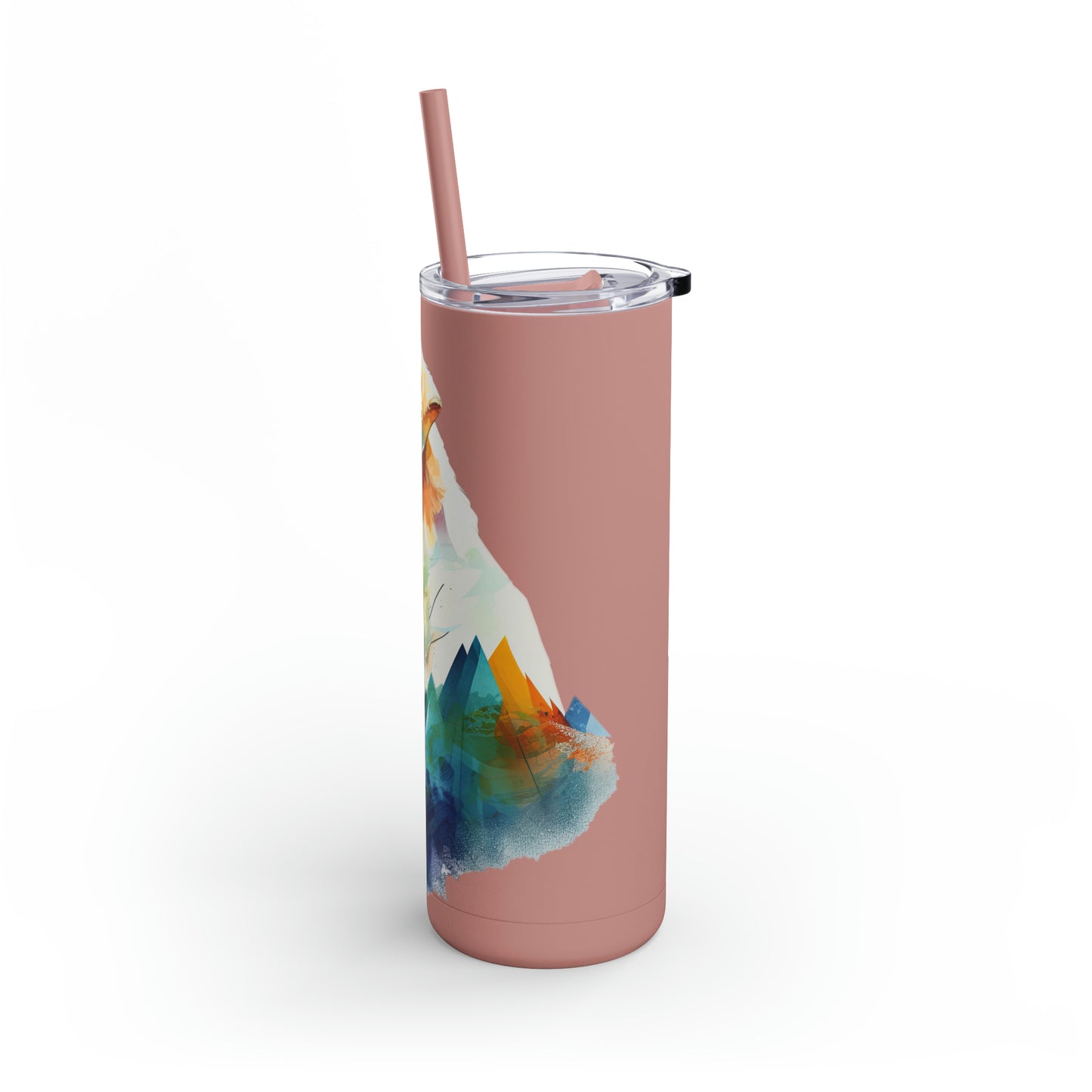 Greater Swiss Mountain Dog 5 Maars Maker Skinny Matte Tumbler, 20oz