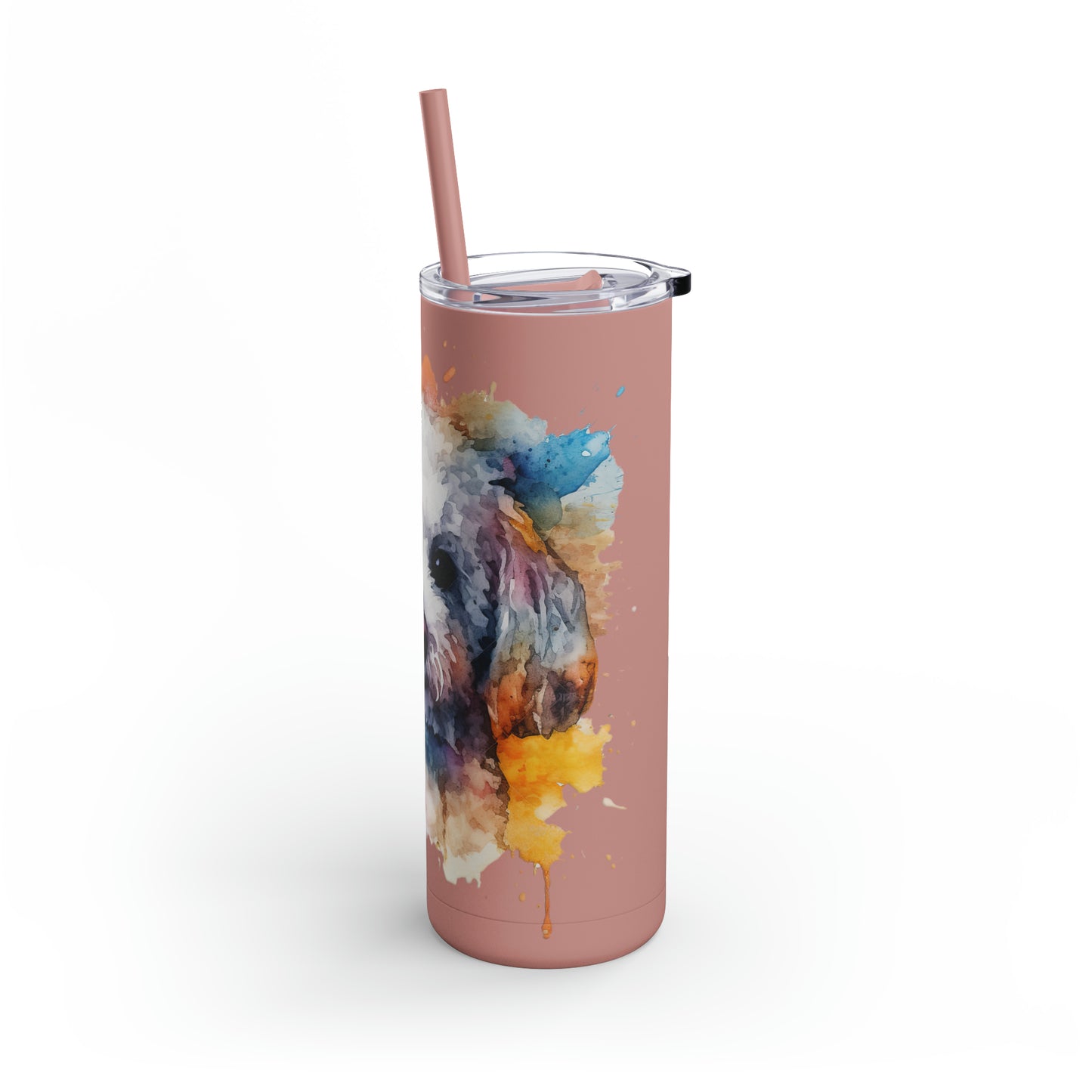 Bichon Frise 3 Maars Maker Skinny Matte Tumbler, 20oz