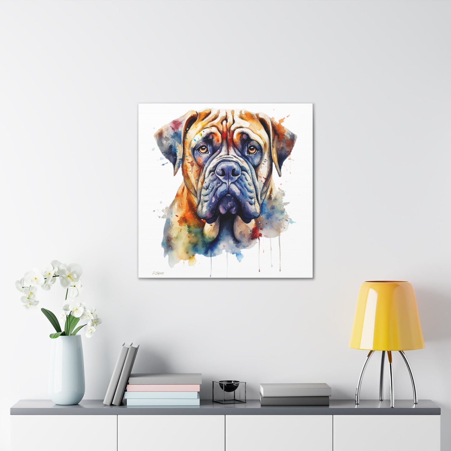 Bullmastiff 3 Canvas Gallery Wraps