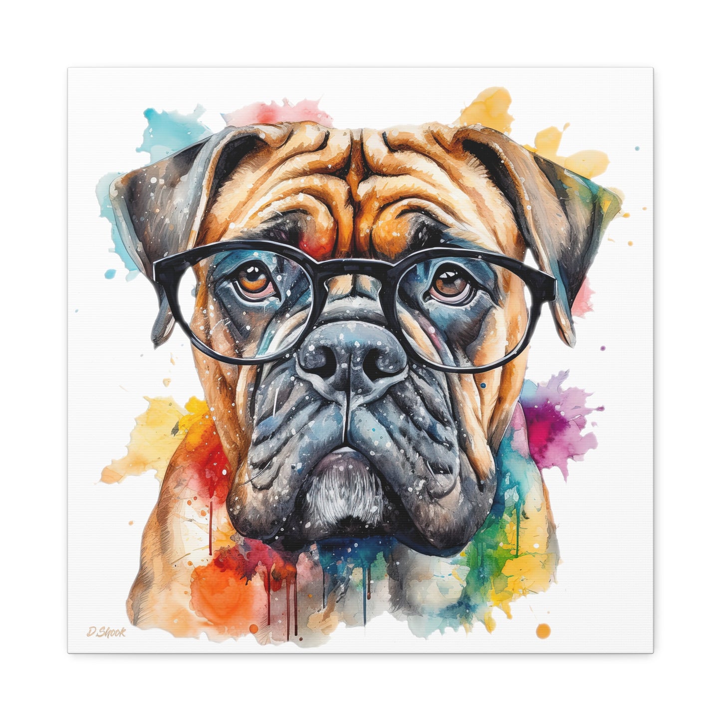 Bullmastiff 6 Canvas Gallery Wraps