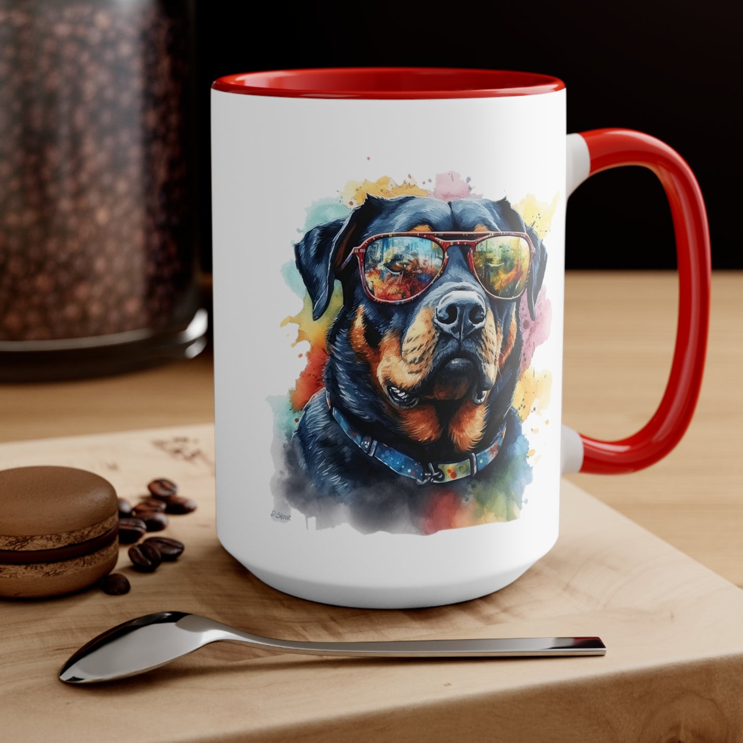 Rottweiler 6 Accent Mugs