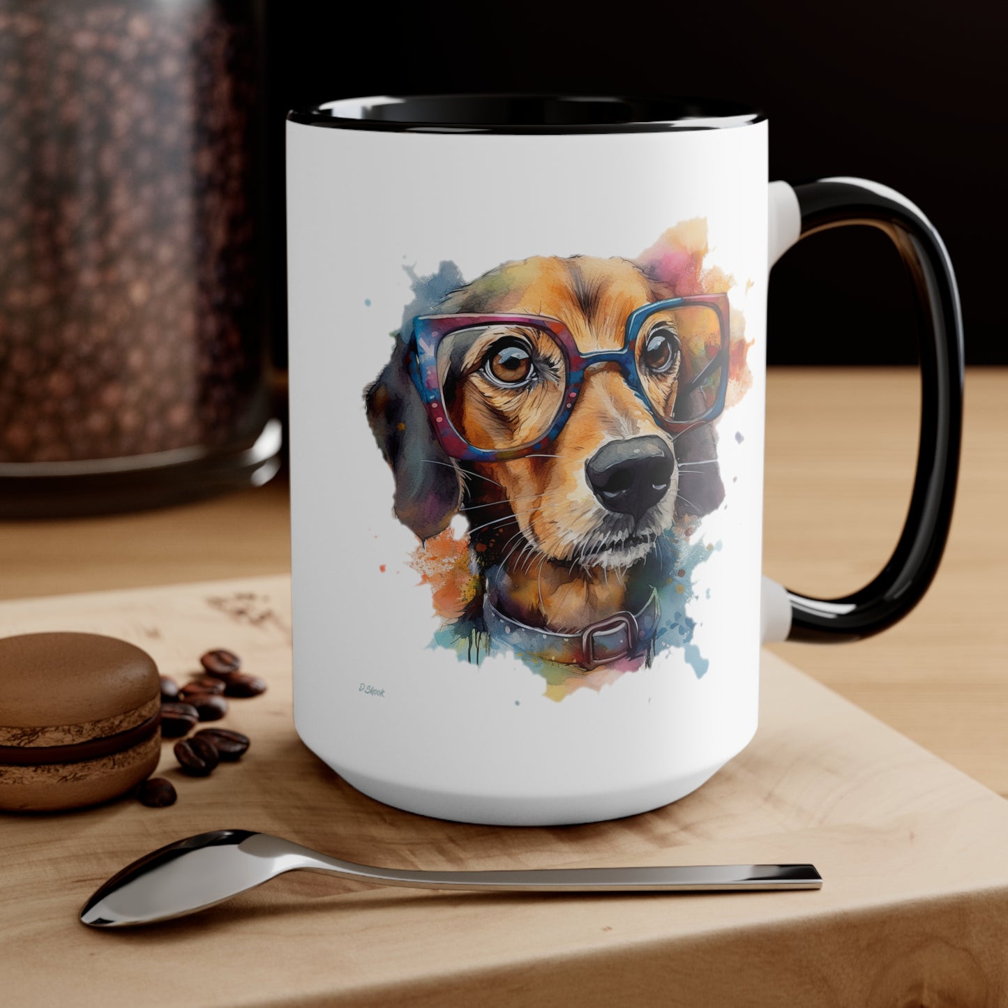 Dachshund 7 Accent Mugs