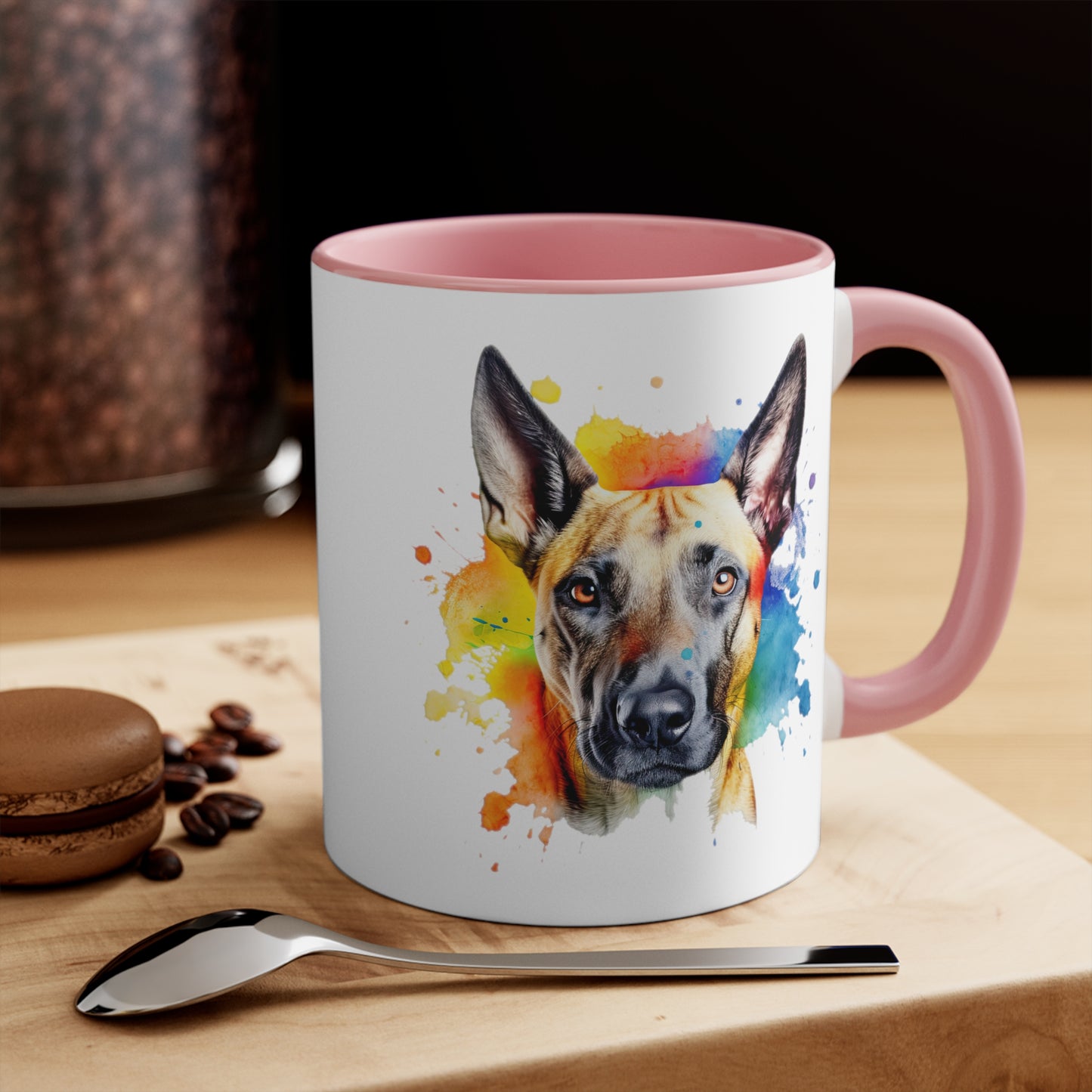 Belgium Malinois 3 Accent Mugs