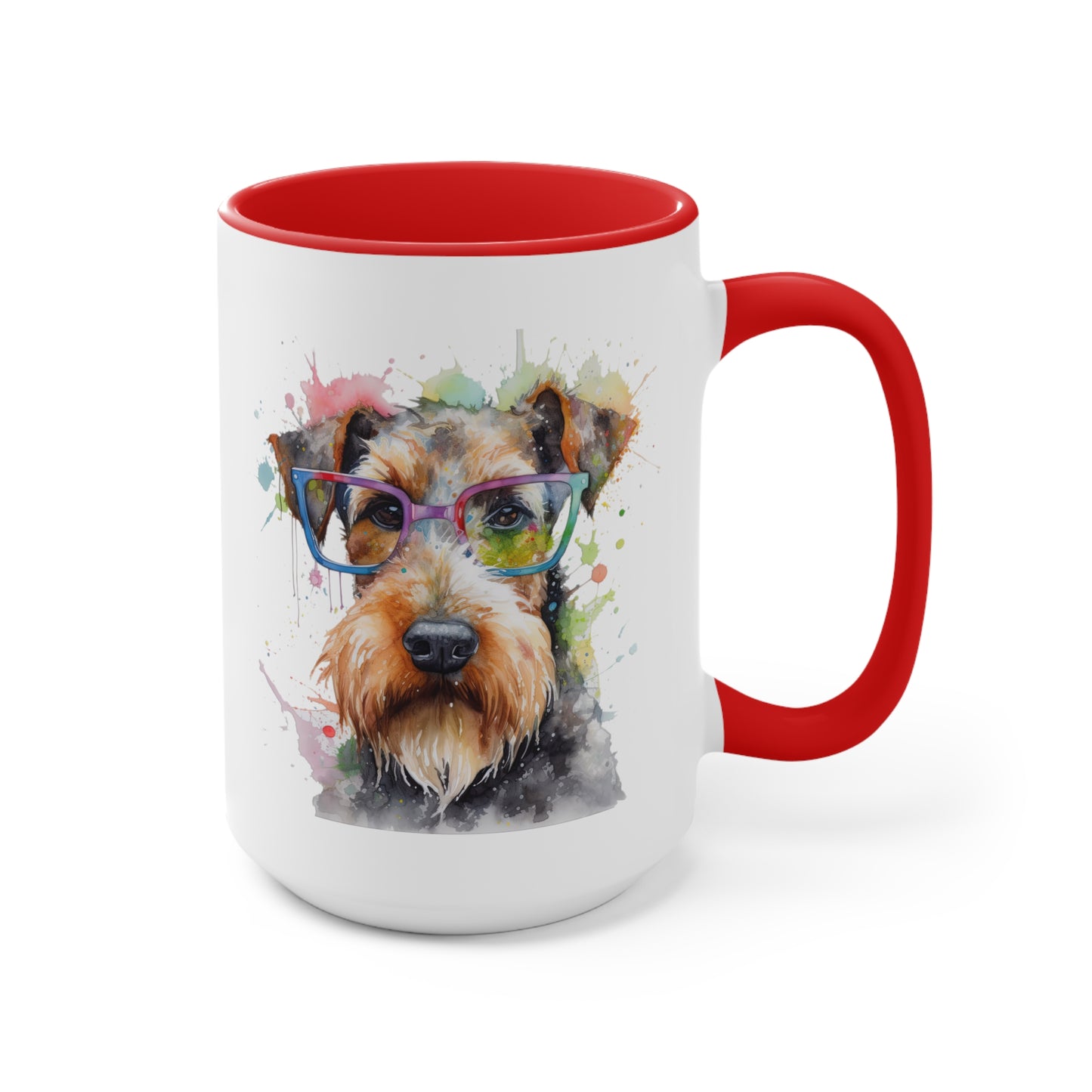 Airedale Terrier 6 Accent Mugs