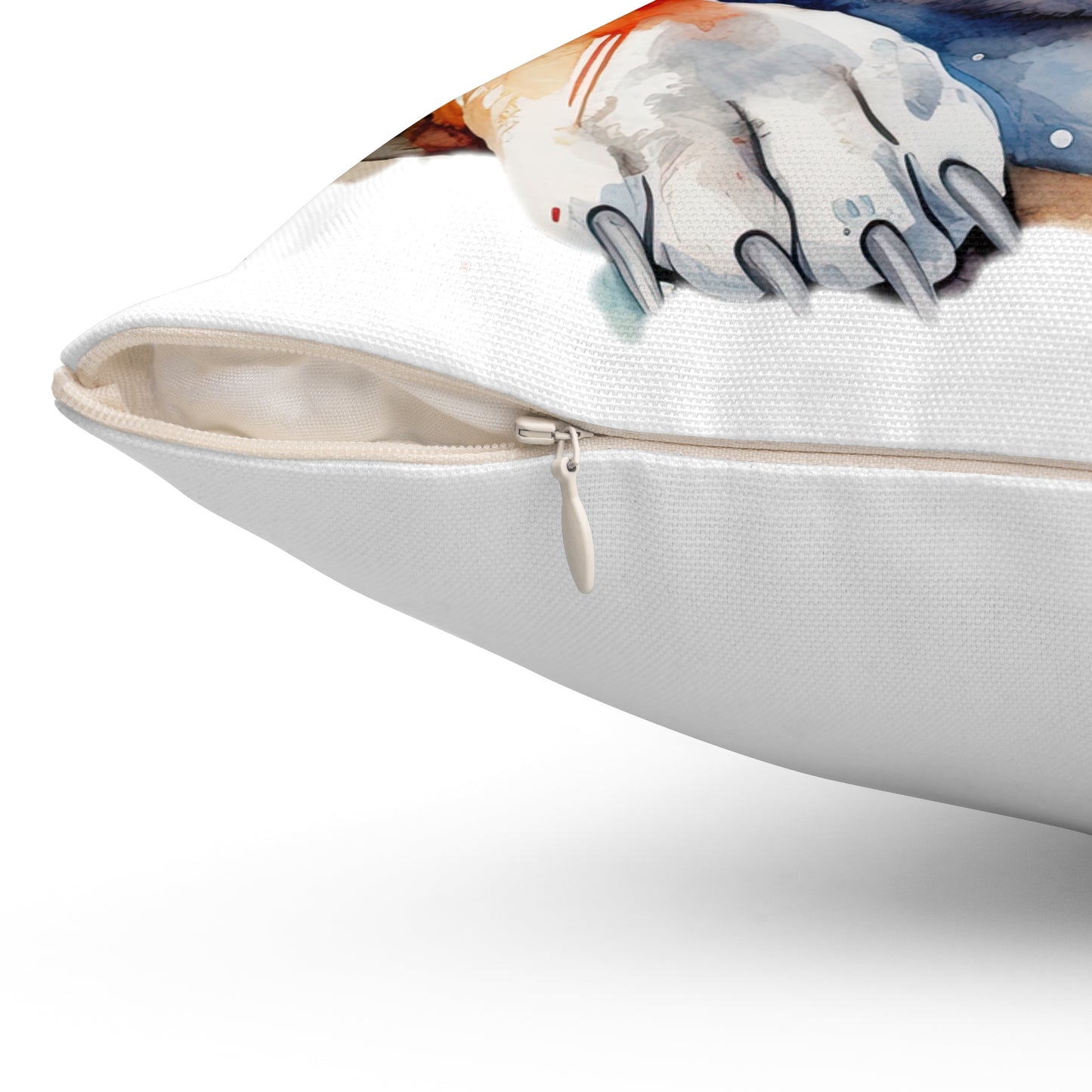 Bulldog 5 Spun Polyester Square Pillow