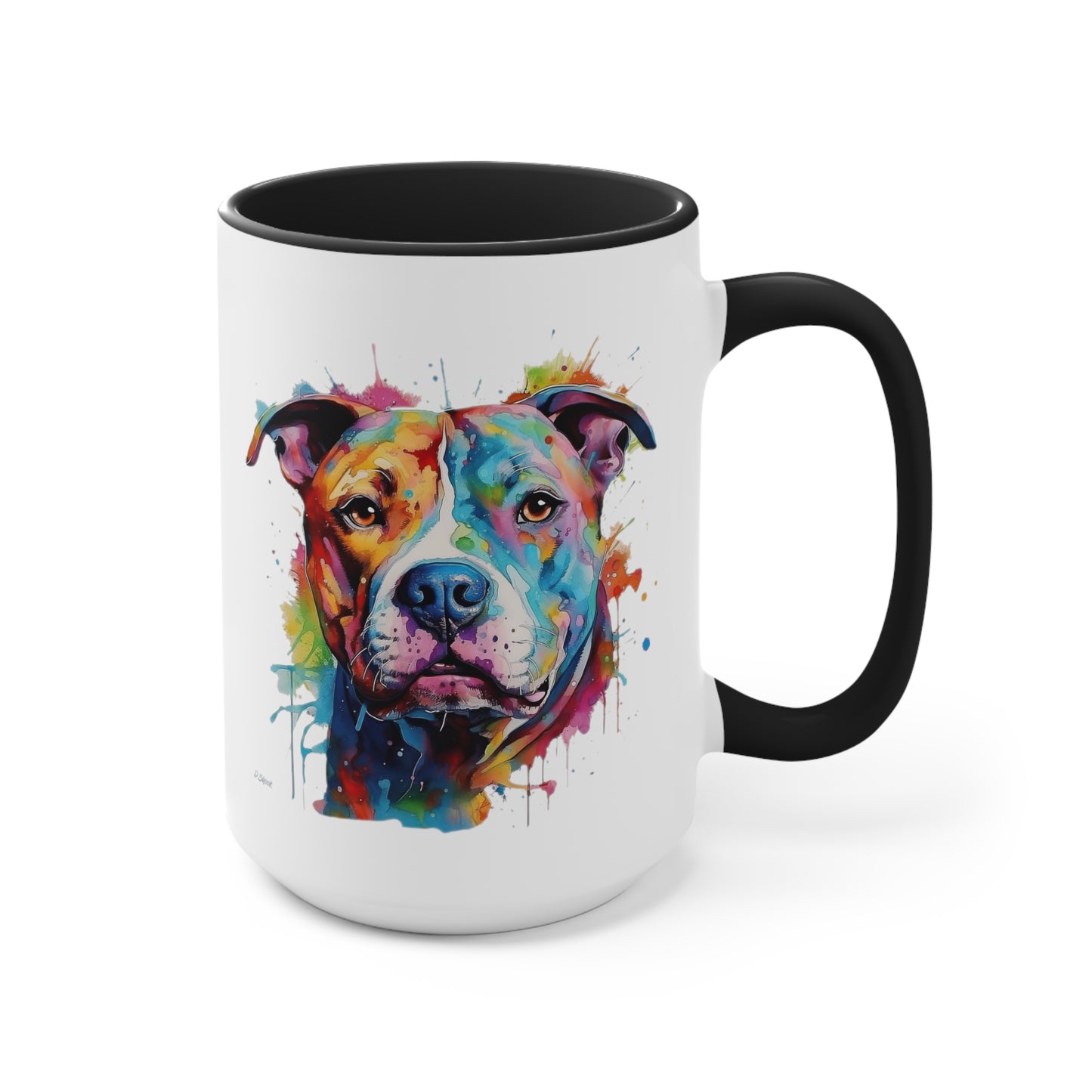 Pitbull 2 Accent Mugs