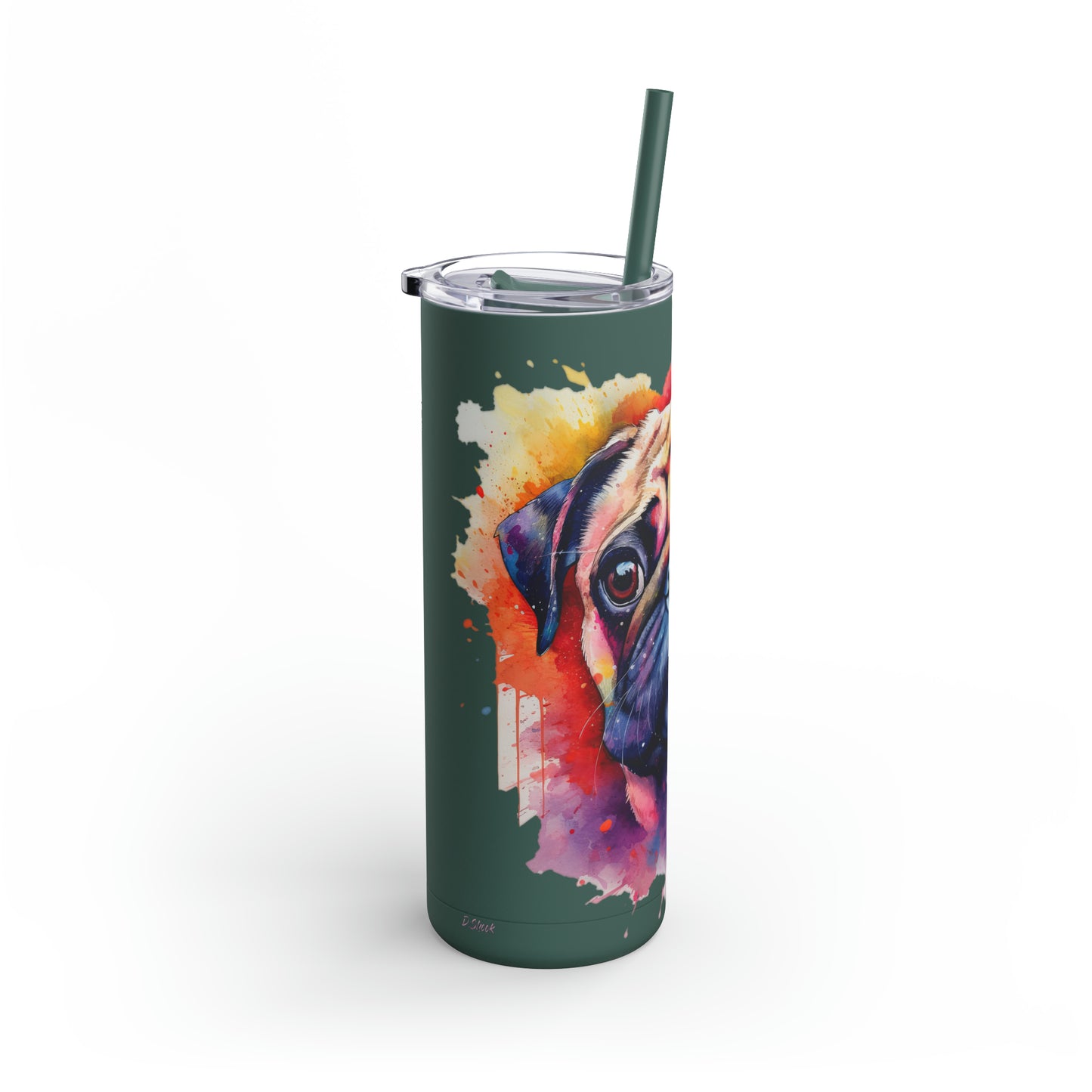 Pug 1 Maars Maker Skinny Matte Tumbler, 20oz