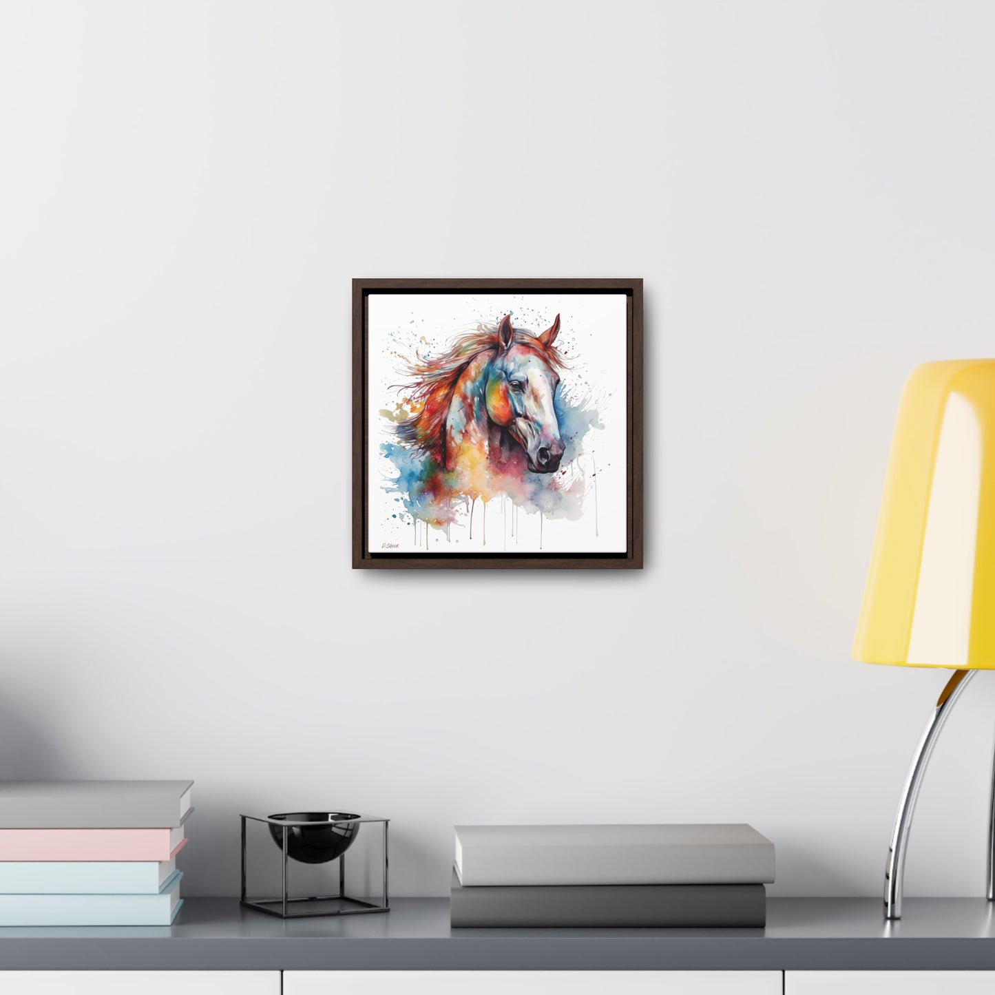 Horse Rescue 12 Gallery Canvas Wraps, Square Frame