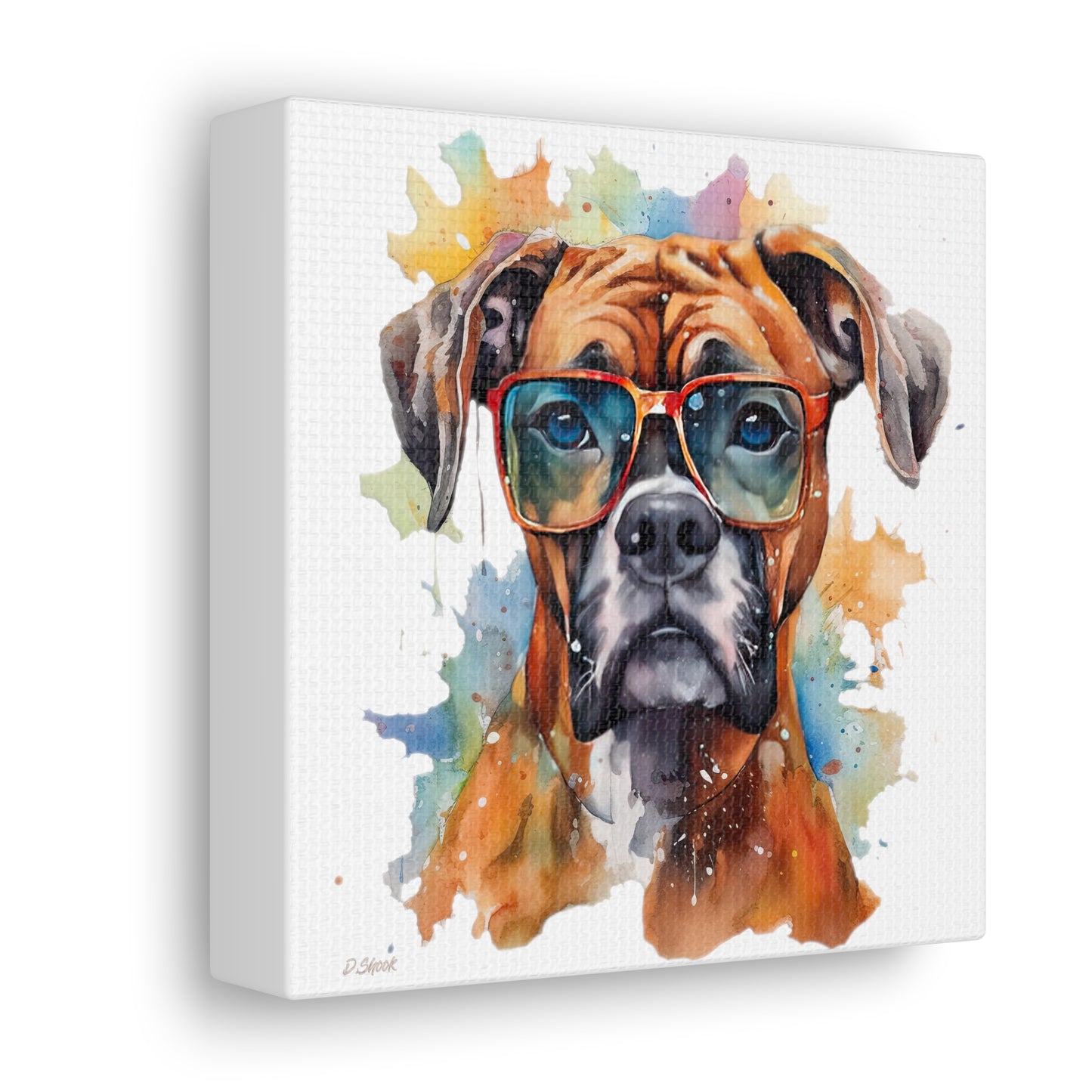 Boxer 4 Canvas Gallery Wraps