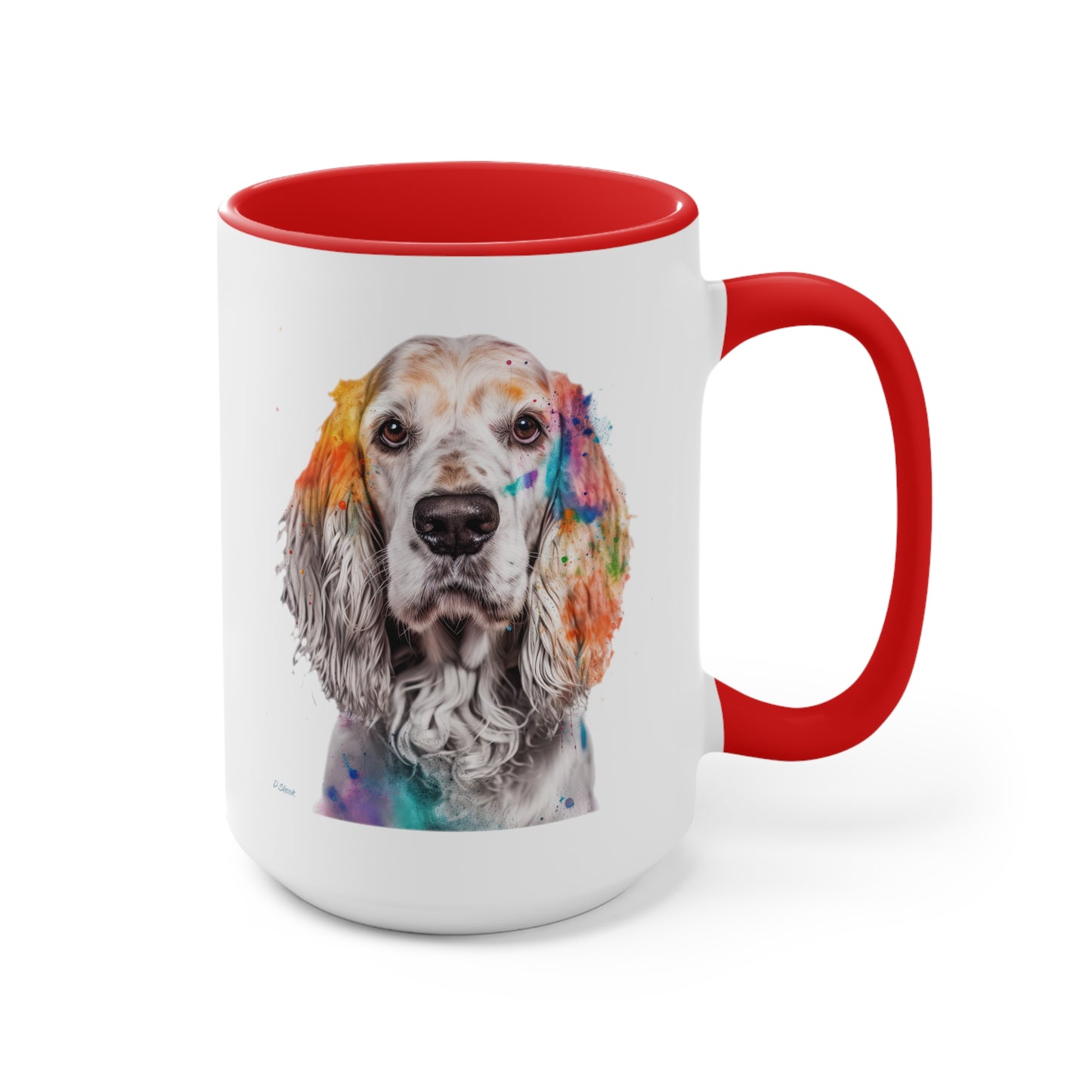 English Cocker Spaniel 3 Accent Mugs