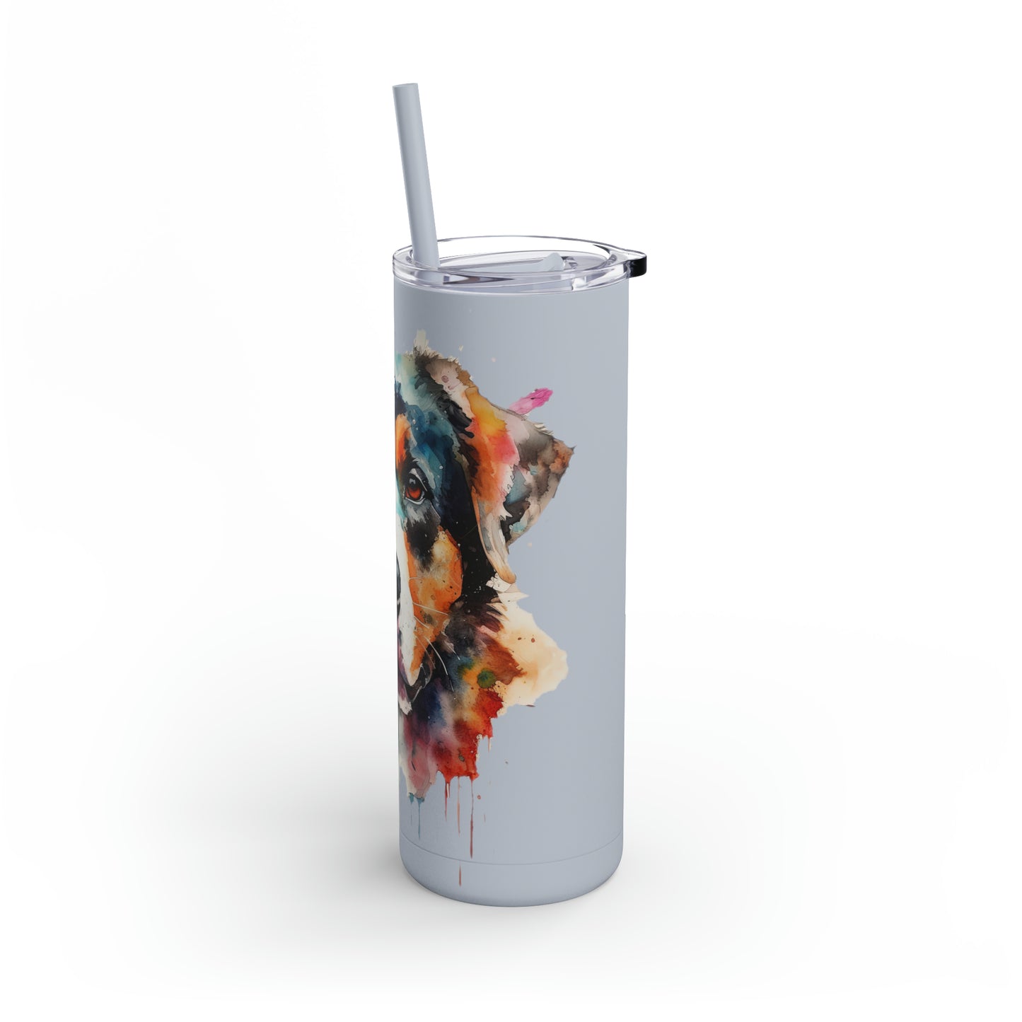 Greater Swiss Mountain Dog 2 Maars Maker Skinny Matte Tumbler, 20oz