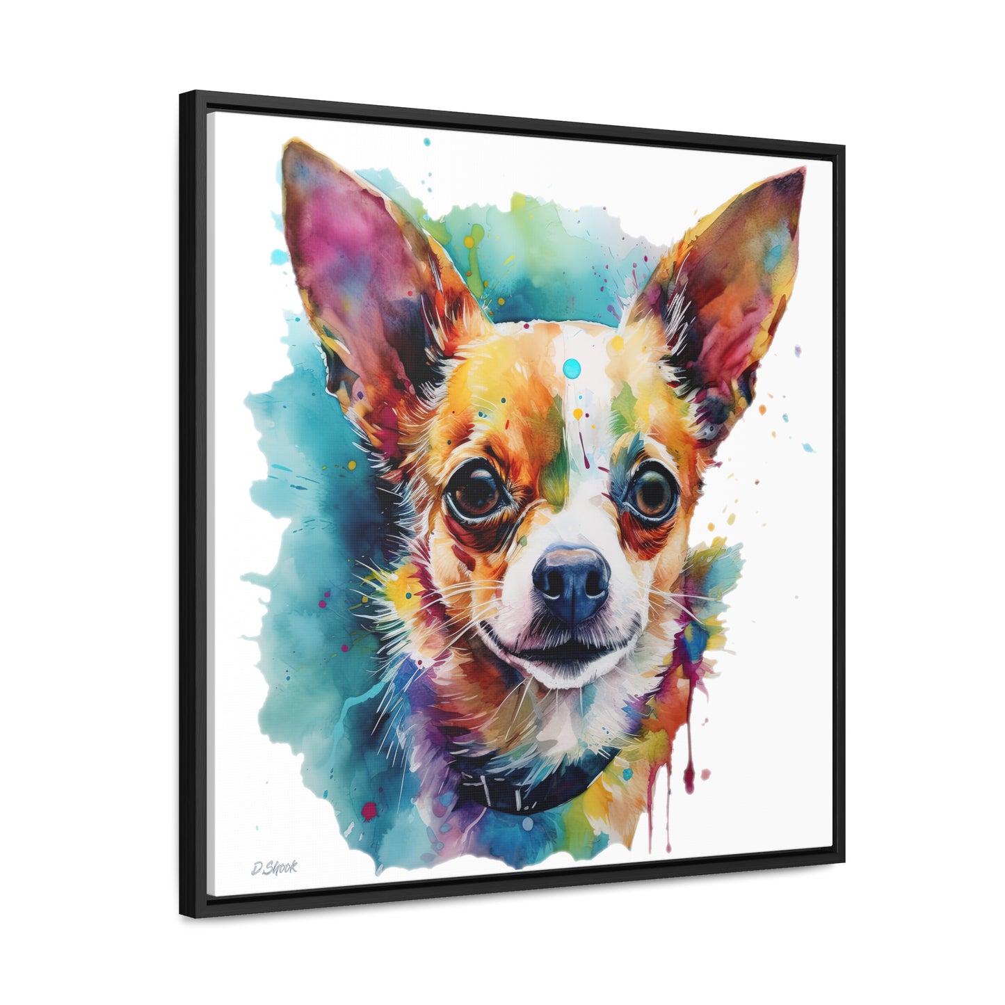 Chihuahua 1 Gallery Canvas Wraps, Square Frame